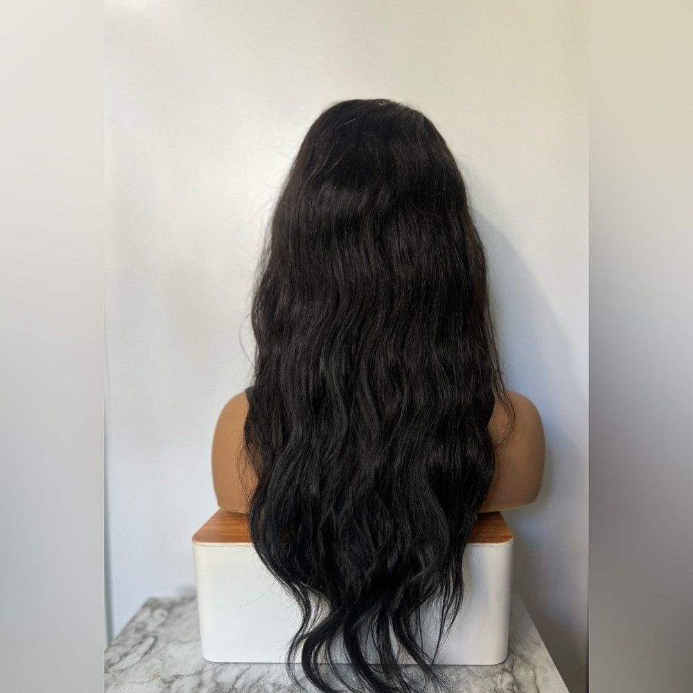 Other 25 In Glueless Wavy 100% Human hair 6x6 Front Closure Lace Size ONE SIZE - 4 Thumbnail
