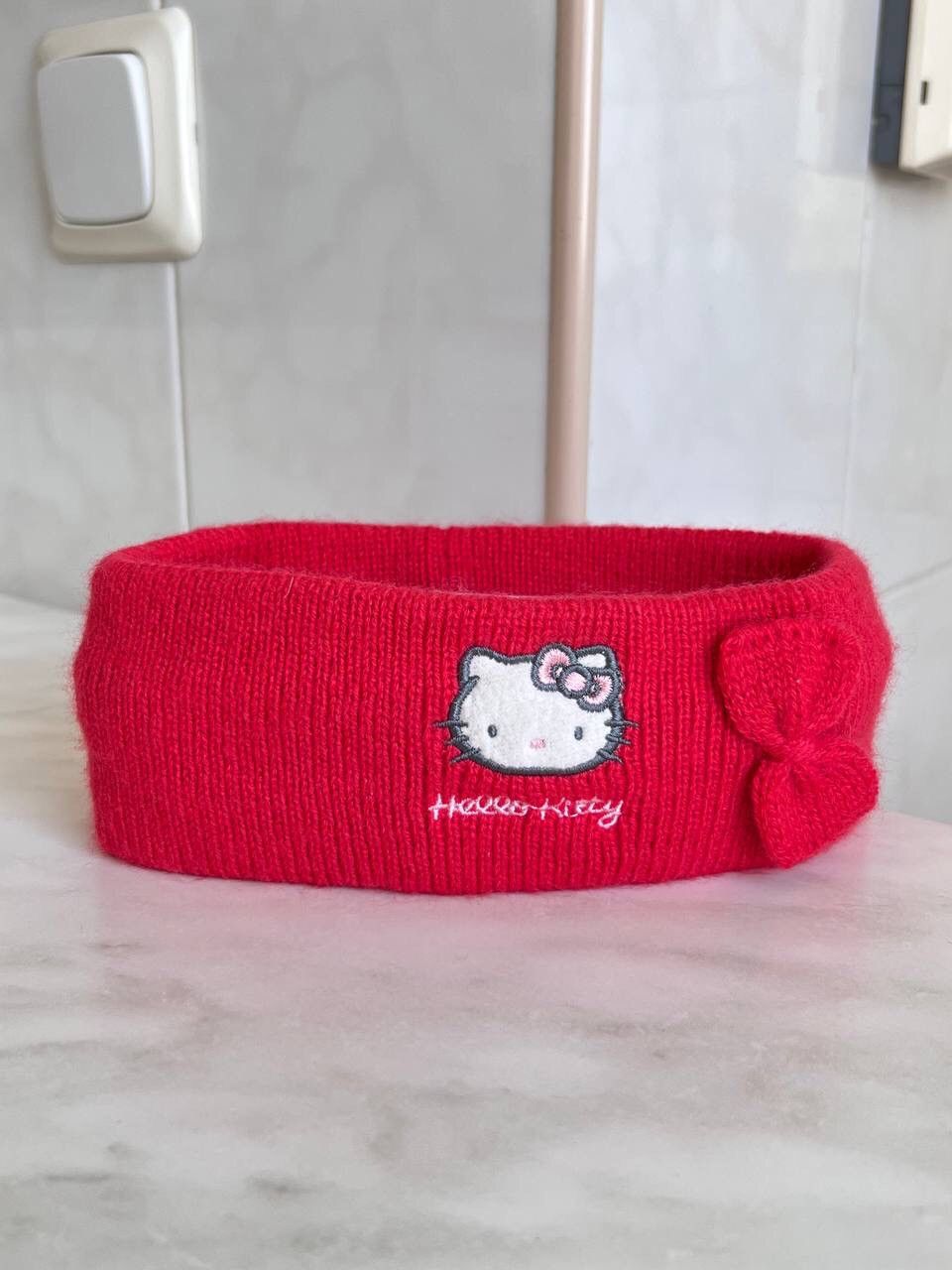 Japanese Brand × Vintage Y2k Hello Kitty Hat Cat Bow 00s Size ONE SIZE - 1 Thumbnail