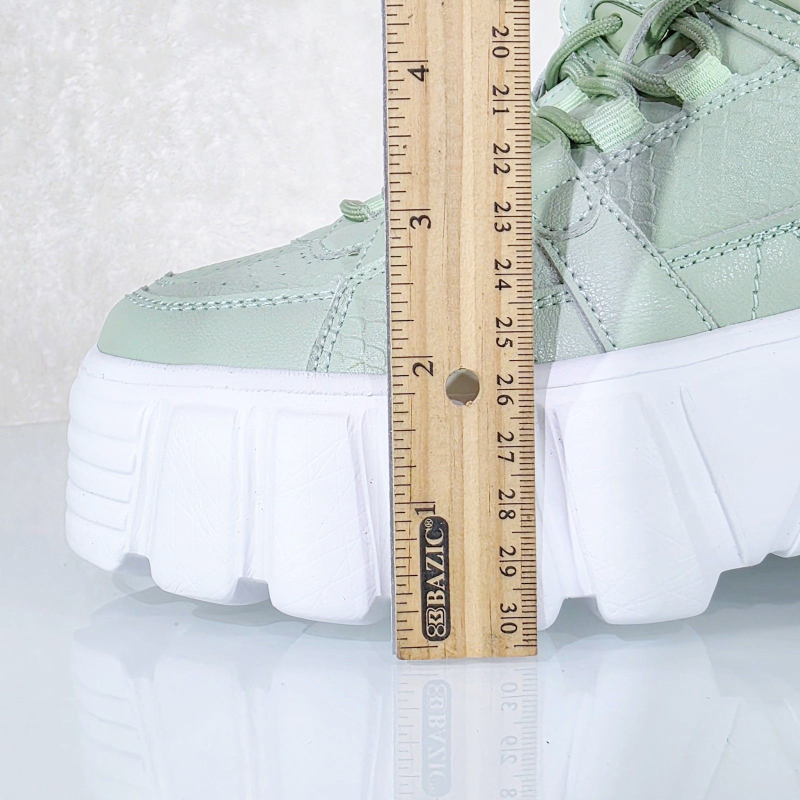 Other Green Sage Mint Platform Sports Sneakers Shoes (US Shoe Size Size US 6 / IT 36 - 2 Thumbnail