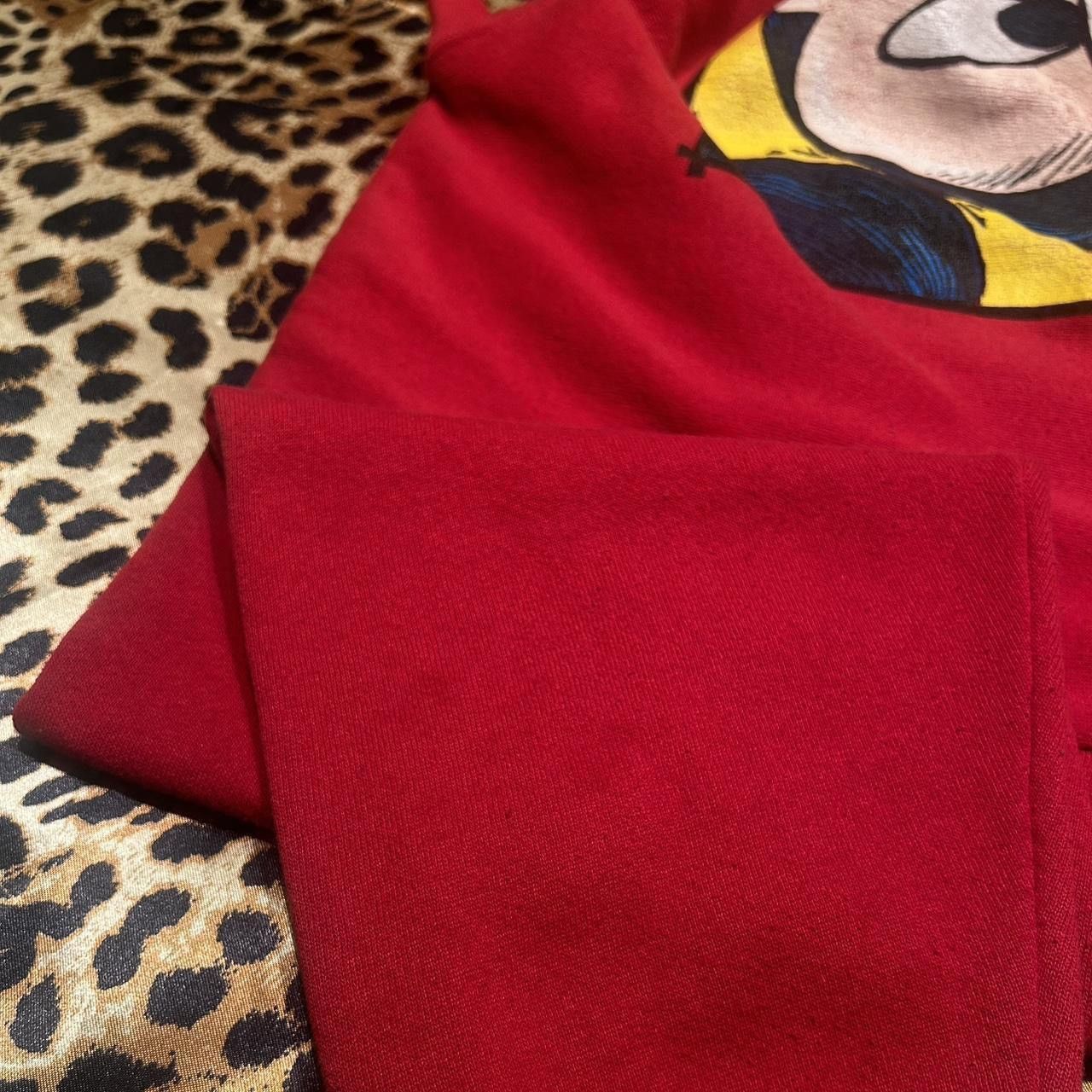 Disney × Vintage Vintage Mickey Mouse Mickey Disney Red Crewneck Sweatshirt Size US XL / EU 56 / 4 - 8 Thumbnail