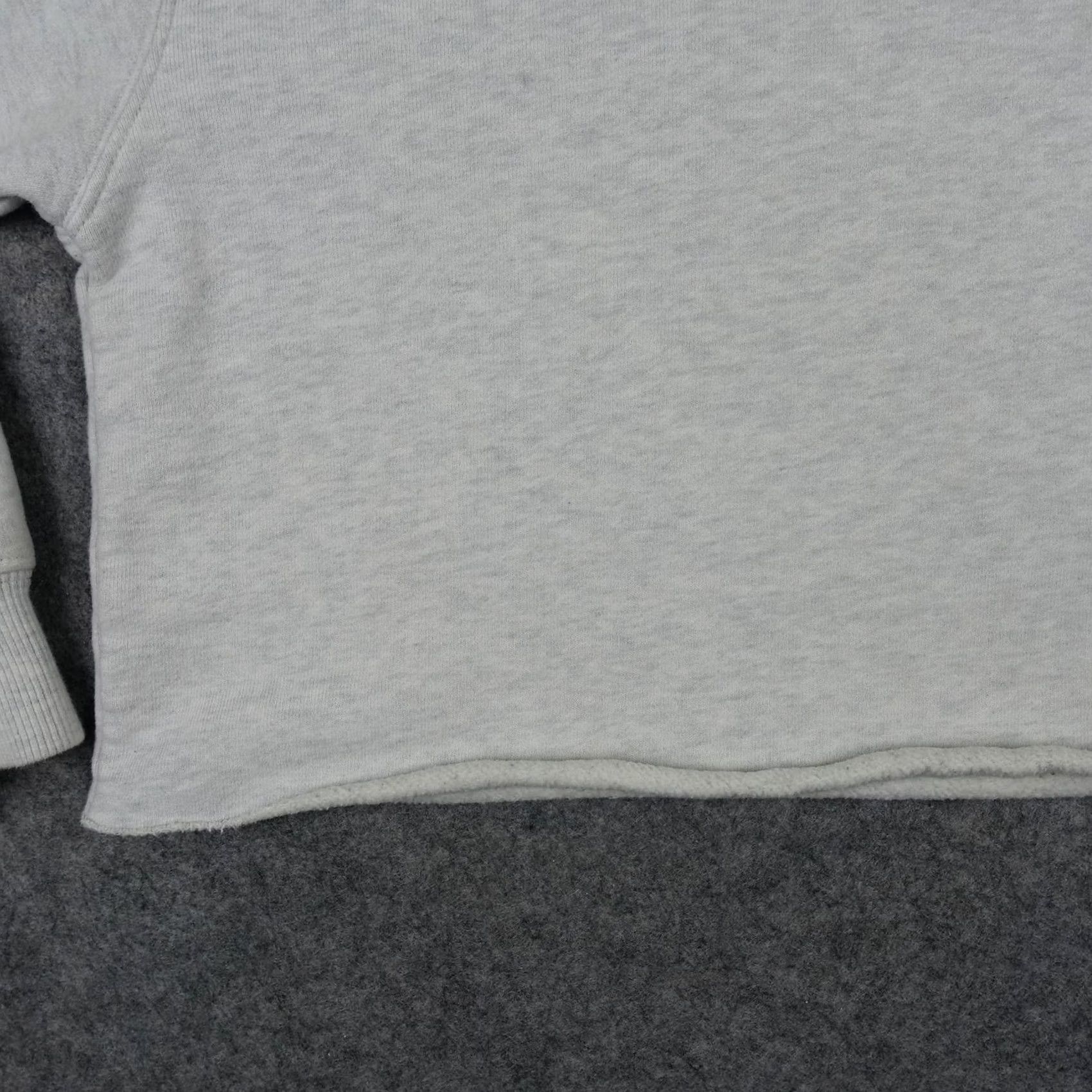TNA TNA Sweatfleece Cozy Fleece Cropped Hem Crewneck Sweatshirt Womens M Gray Size M / US 6-8 / IT 42-44 - 4 Thumbnail