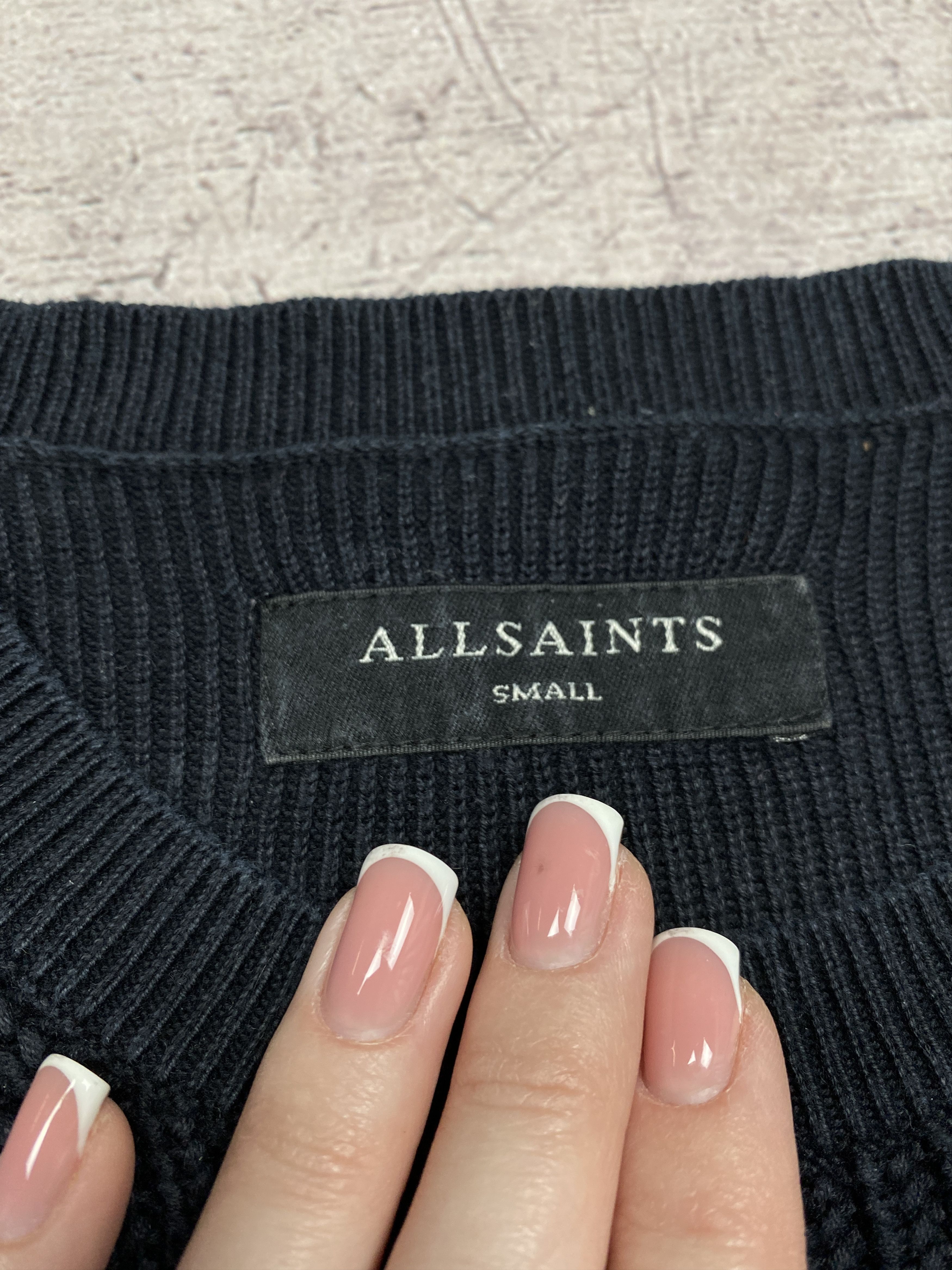 Allsaints Allsaints Vintage Mens Rothay Crew Neck Knit Sweater Size US S / EU 44-46 / 1 - 3 Thumbnail