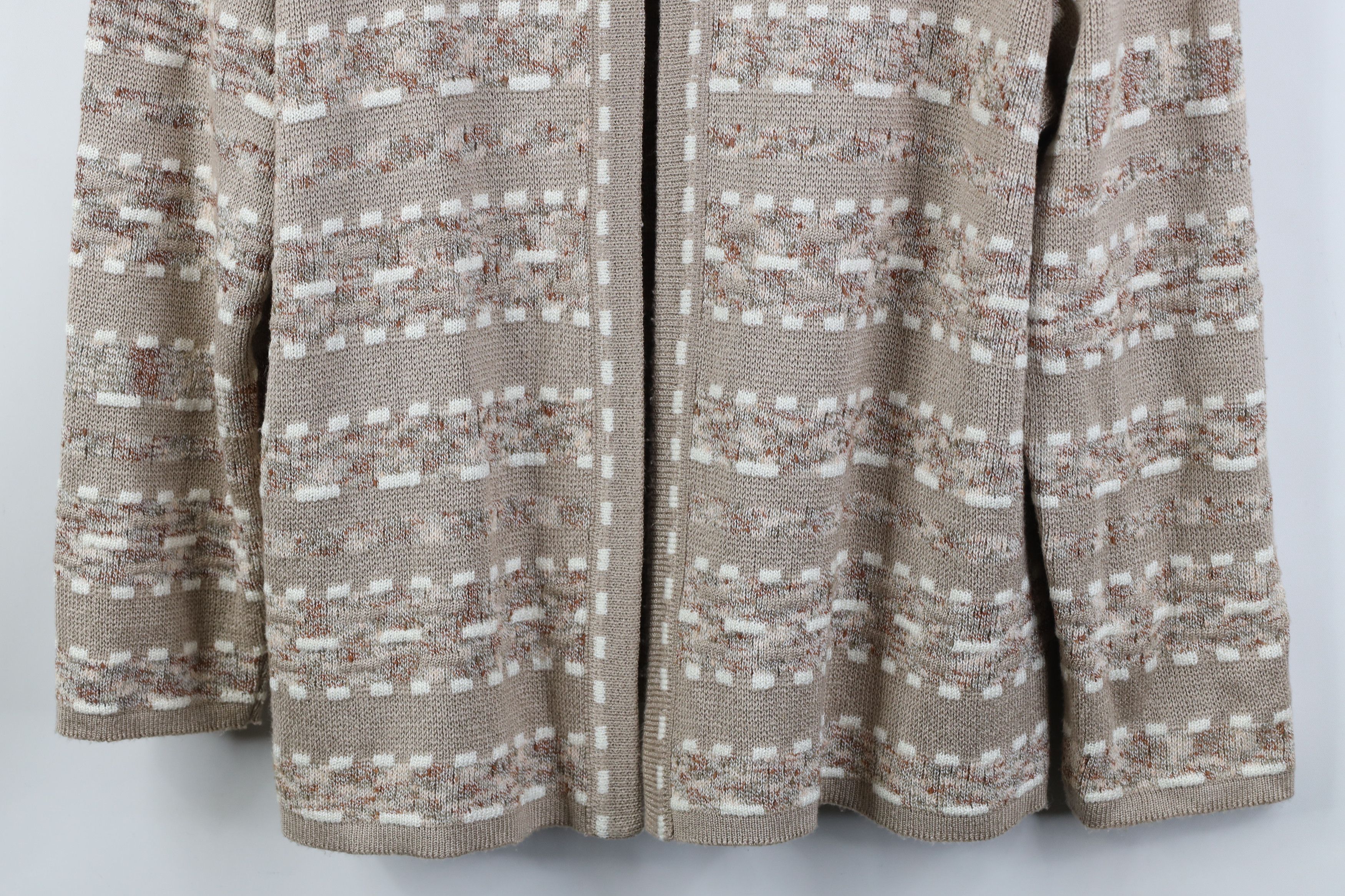 Vintage Vintage 90s Streetwear Fleck Top Button Cardigan Sweater USA Size XL / US 12-14 / IT 48-50 - 3 Thumbnail