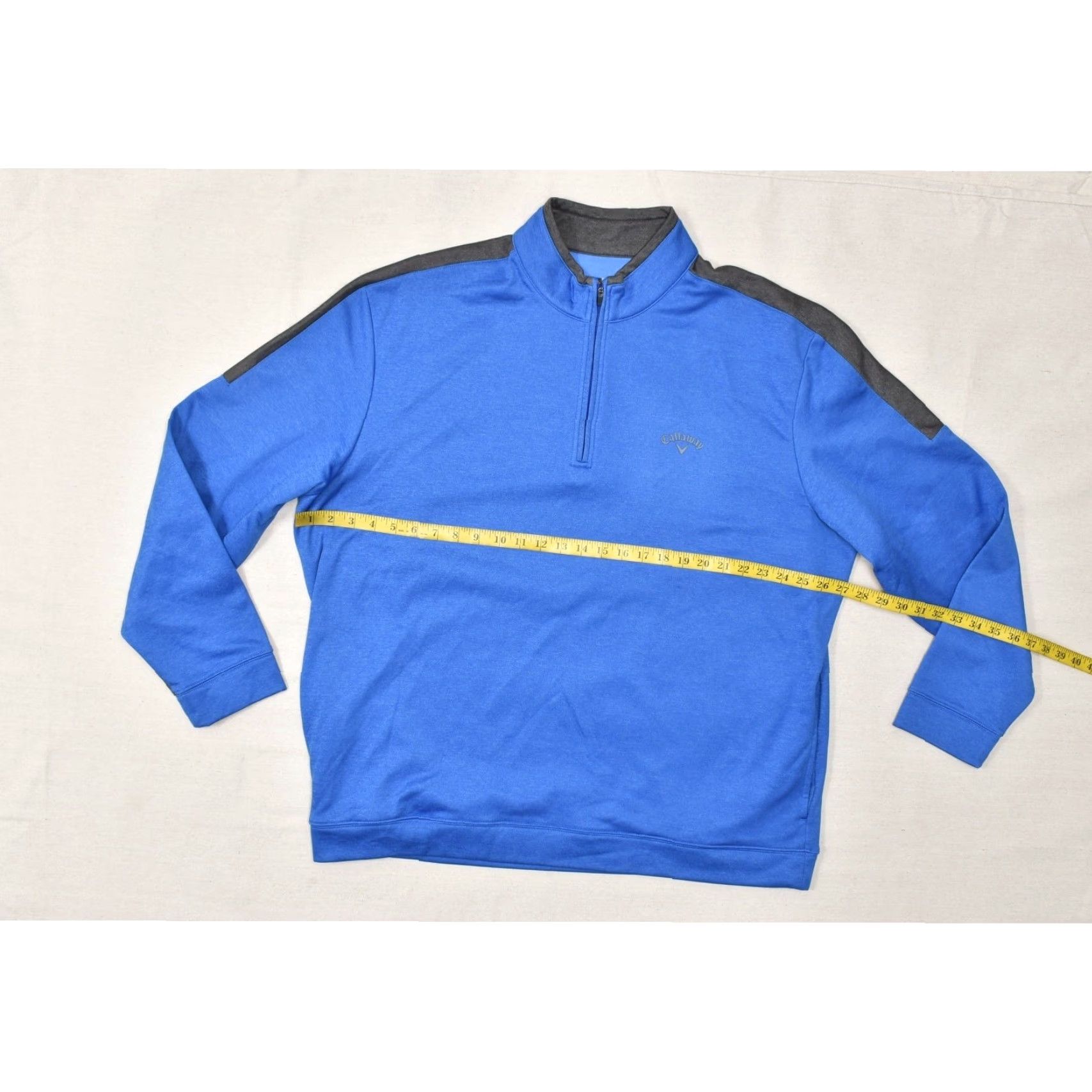 Callaway Callaway Men's Blue 1/4 Zip Pullover Jacket Regular Size XXL Golf Performance Size US XXL / EU 58 / 5 - 4 Thumbnail