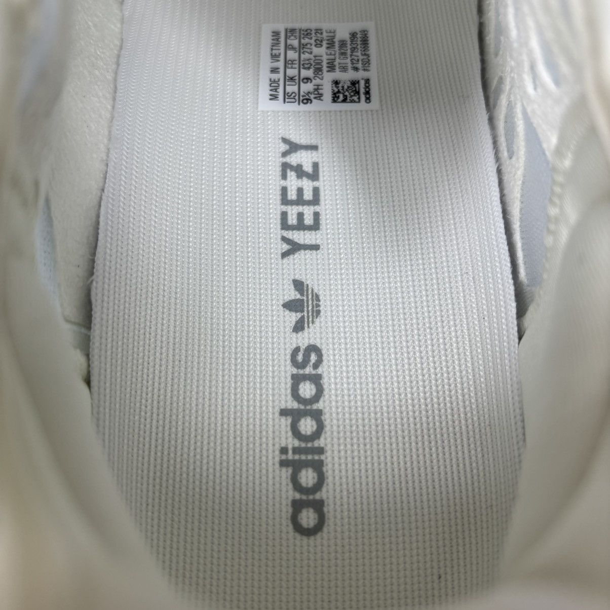 Adidas × Kanye West Size 9.5 Yeezy Boost 350 V2 Mono Ice Brand New With Box Size US 9.5 / EU 42-43 - 6 Thumbnail