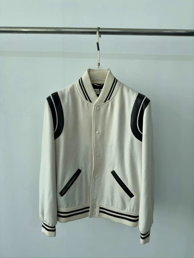 Saint Laurent Paris Saint Laurent Paris Classic baseball jacket-2506 Size US M / EU 48-50 / 2 - 1 Thumbnail