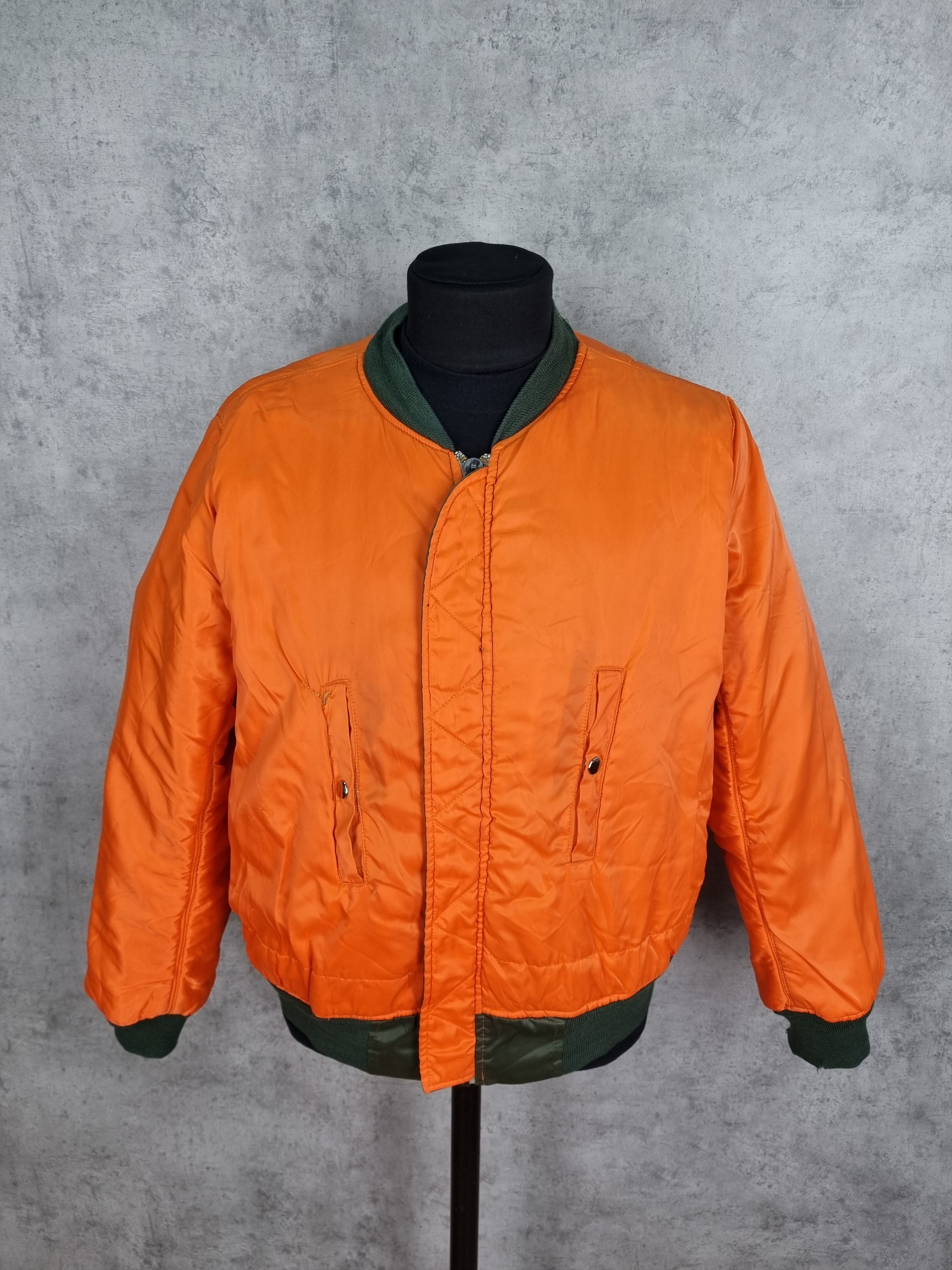 Vintage Destroyed Aviator Dirty Military Nylon Bomber Size US M / EU 48-50 / 2 - 4 Thumbnail