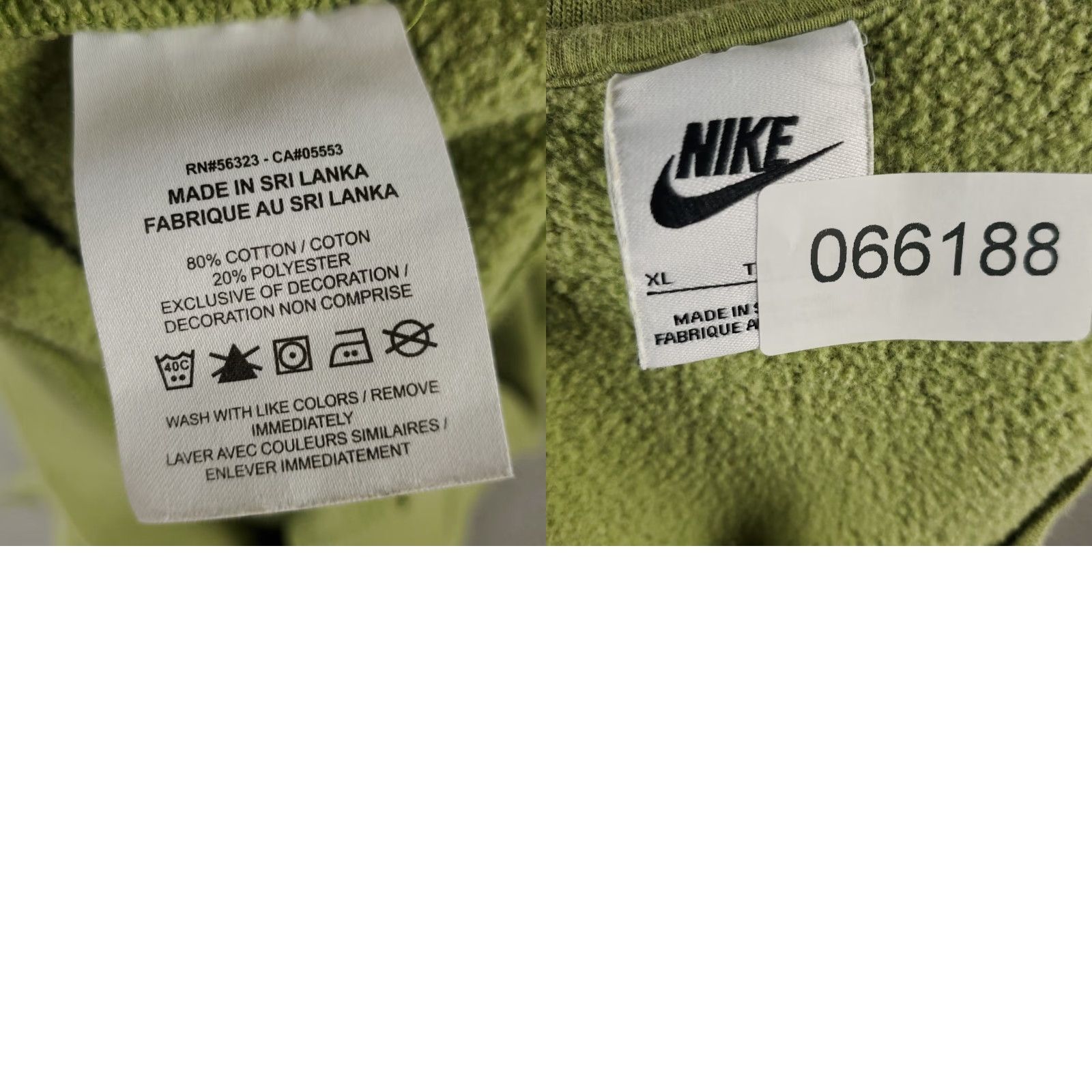 Nike Nike Sweatshirt Sweater Mens Size XL Green Fleece Pullover Crew Neck Swoosh Logo Size US XL / EU 56 / 4 - 8 Thumbnail