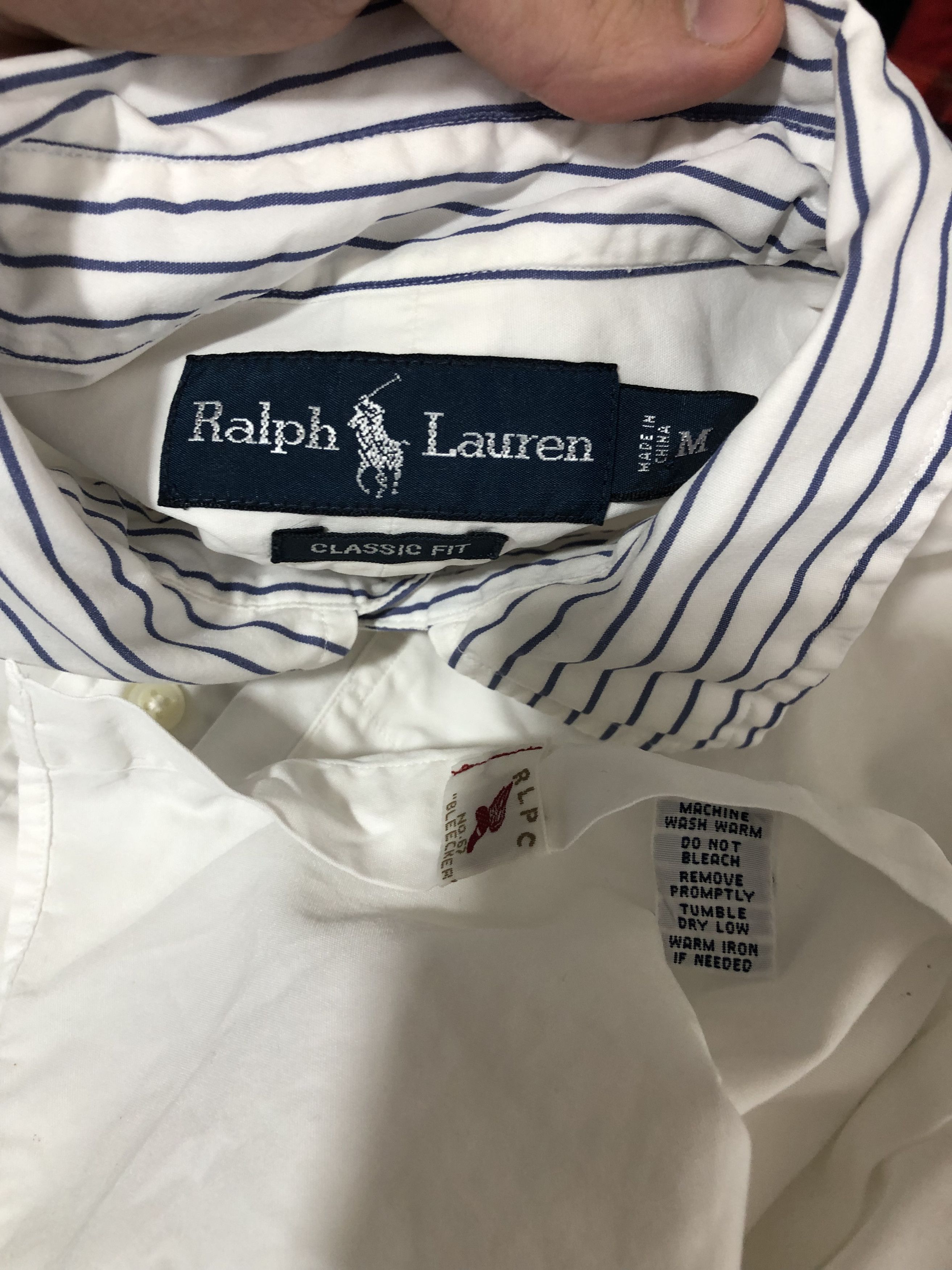 Polo Ralph Lauren Ralph Lauren Shirt Classic Fit Los Angeles Button White M Size US M / EU 48-50 / 2 - 8 Thumbnail