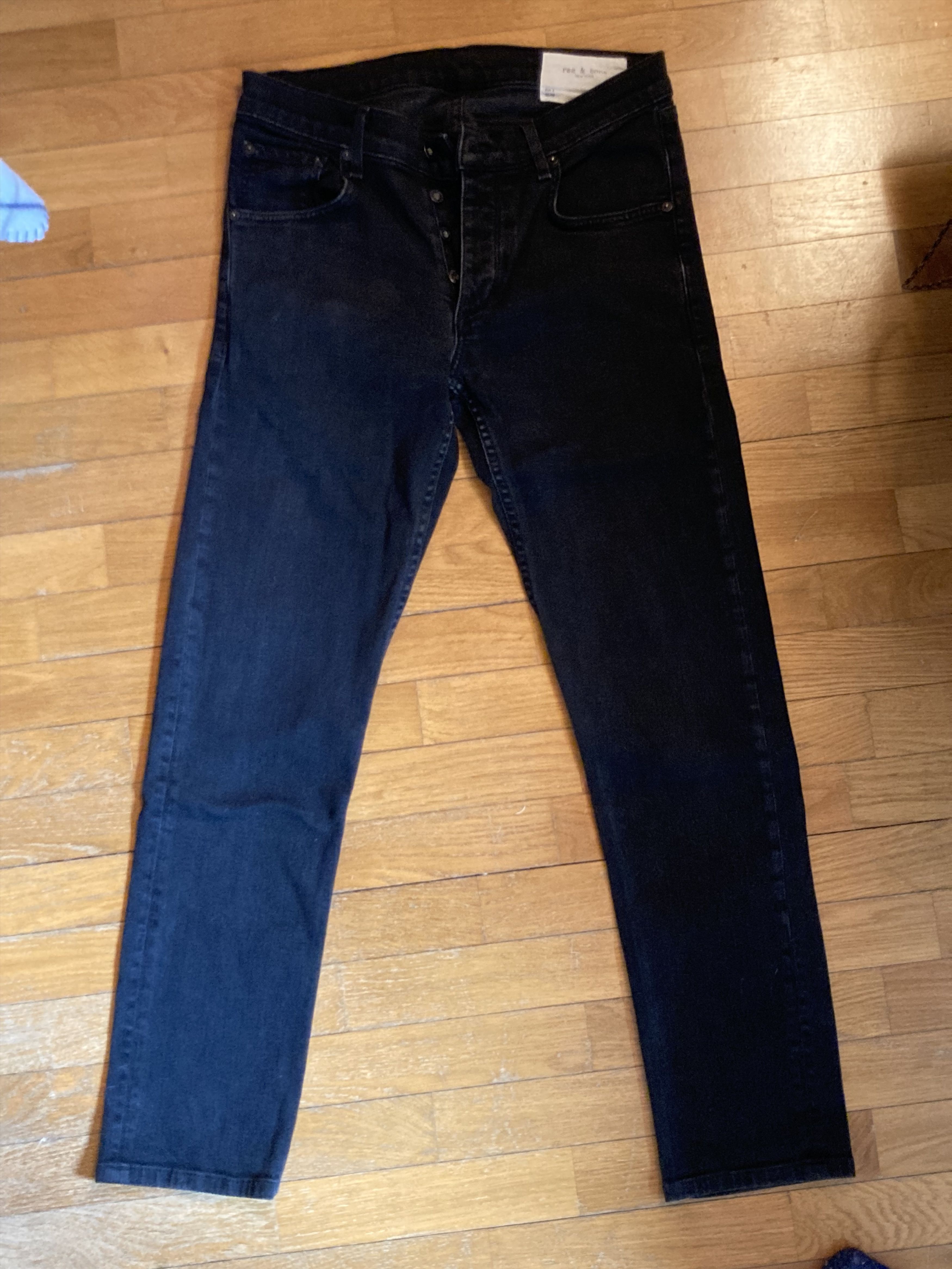 Rag & Bone RAG & BONE denim jeans fit 2 black wash size 32/48 Size US 32 / EU 48 - 1 Thumbnail