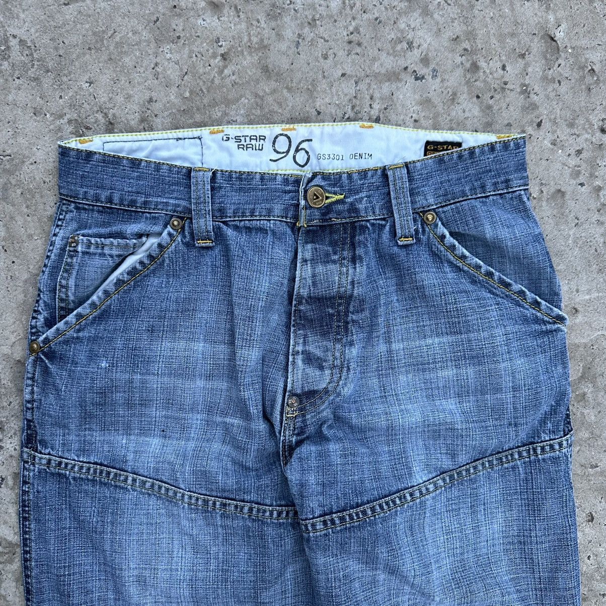 G-Star VTG Japanese G-Star Raw Jeans Double Knee W32xL34 Crazy Fit Size US 32 / EU 48 - 7 Thumbnail