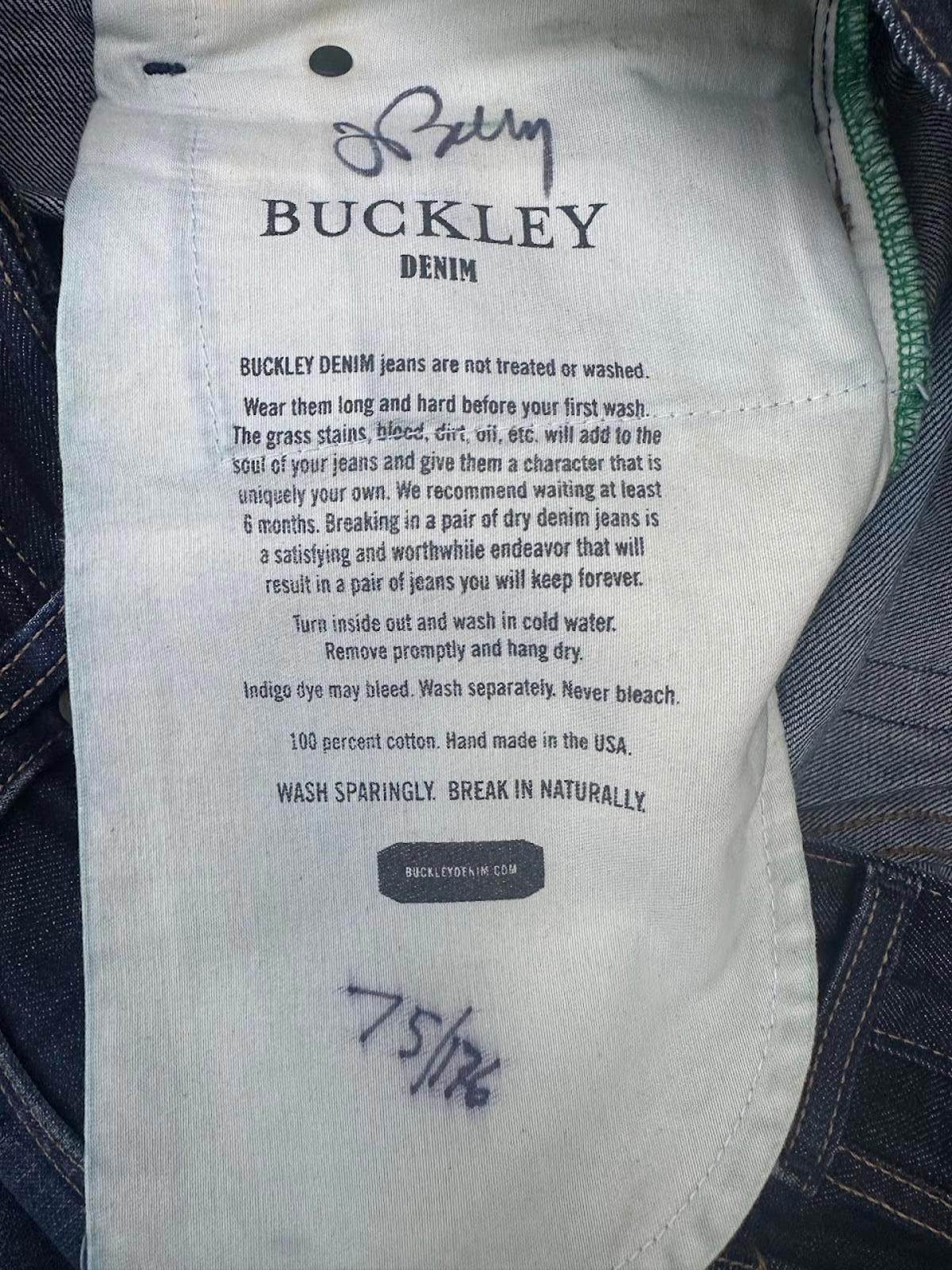 Other Buckley Denim 34x30 Dark Wash Jeans Size US 34 / EU 50 - 3 Thumbnail