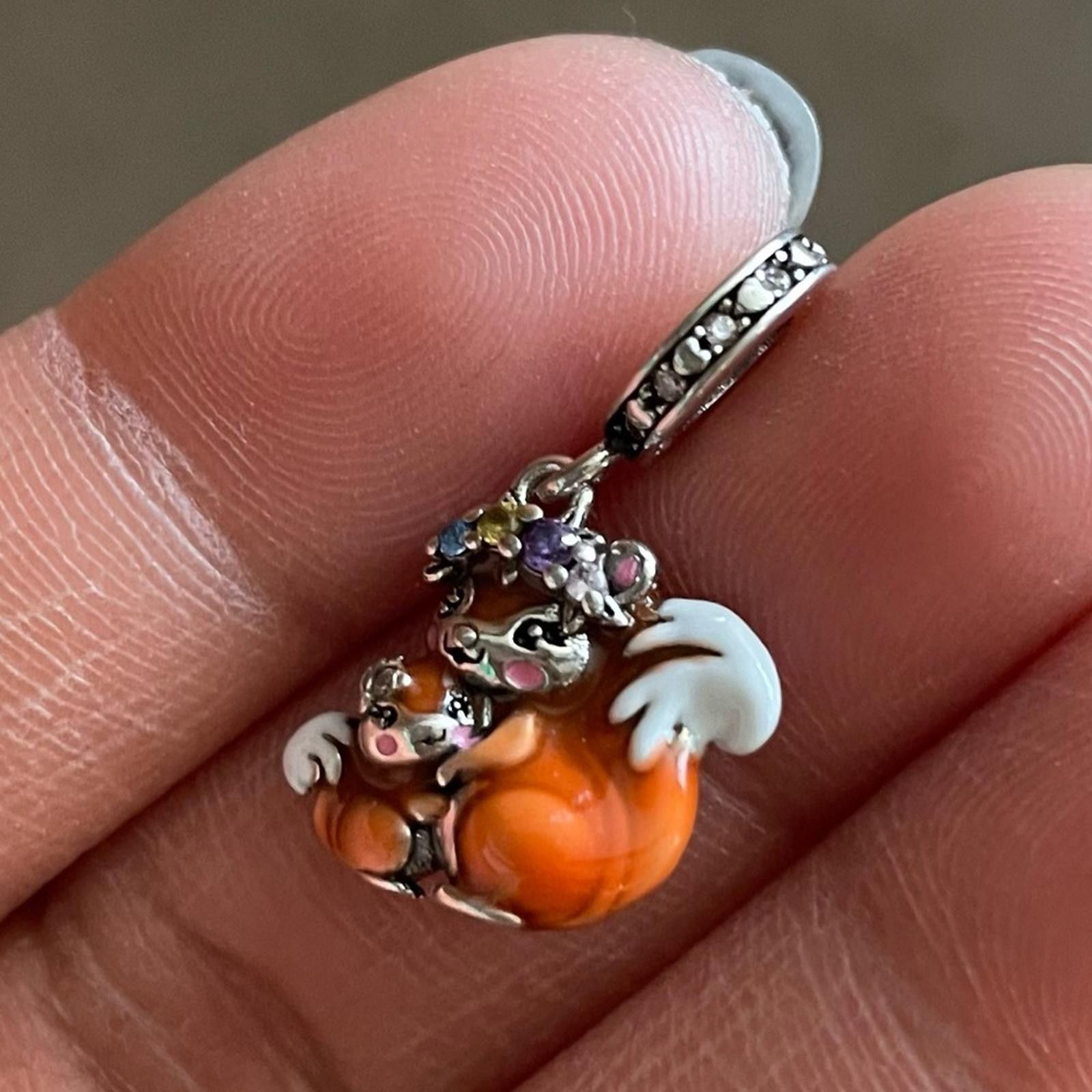 Other NWOT Mama & Baby Squirrel Dangle Charm Sterling Silver 925 Size ONE SIZE - 4 Thumbnail