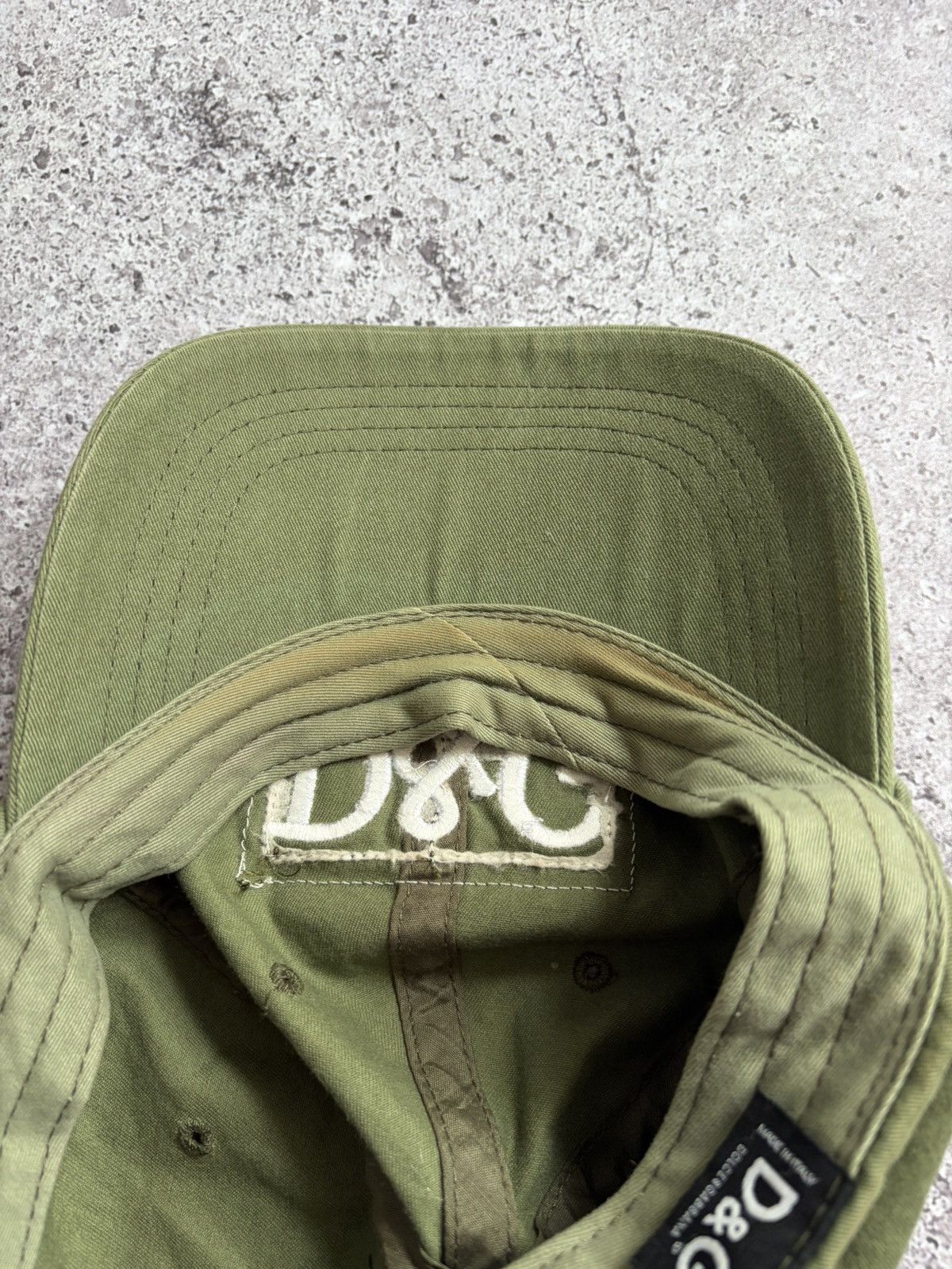 Dolce & Gabbana Dolce & Gabbana Olive Logo Cap Size ONE SIZE - 8 Thumbnail