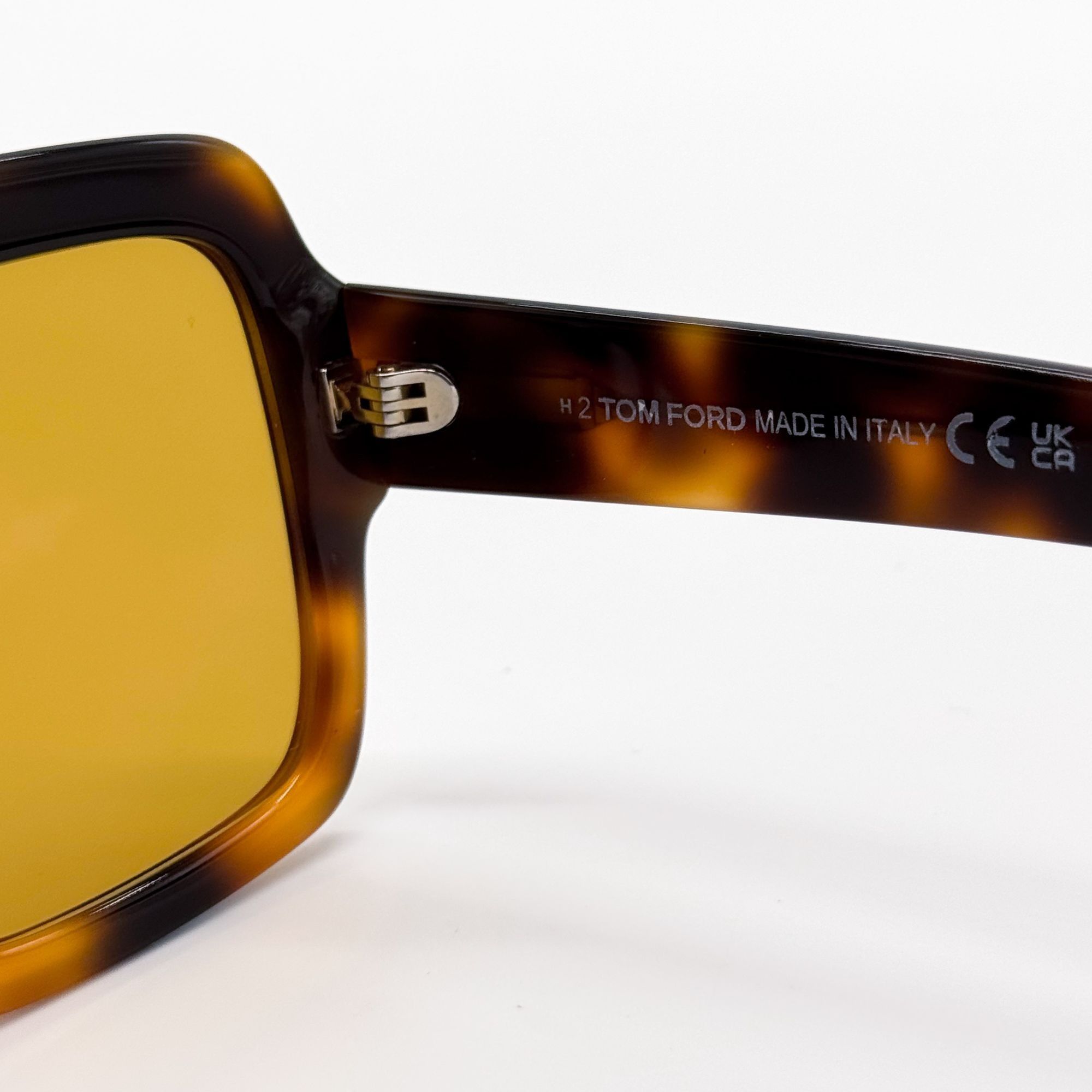 Tom Ford NEW TOM FORD KAYA SUNGLASSES TF1082 53E HAVANA/YELLOW FT1082 Size ONE SIZE - 8 Thumbnail