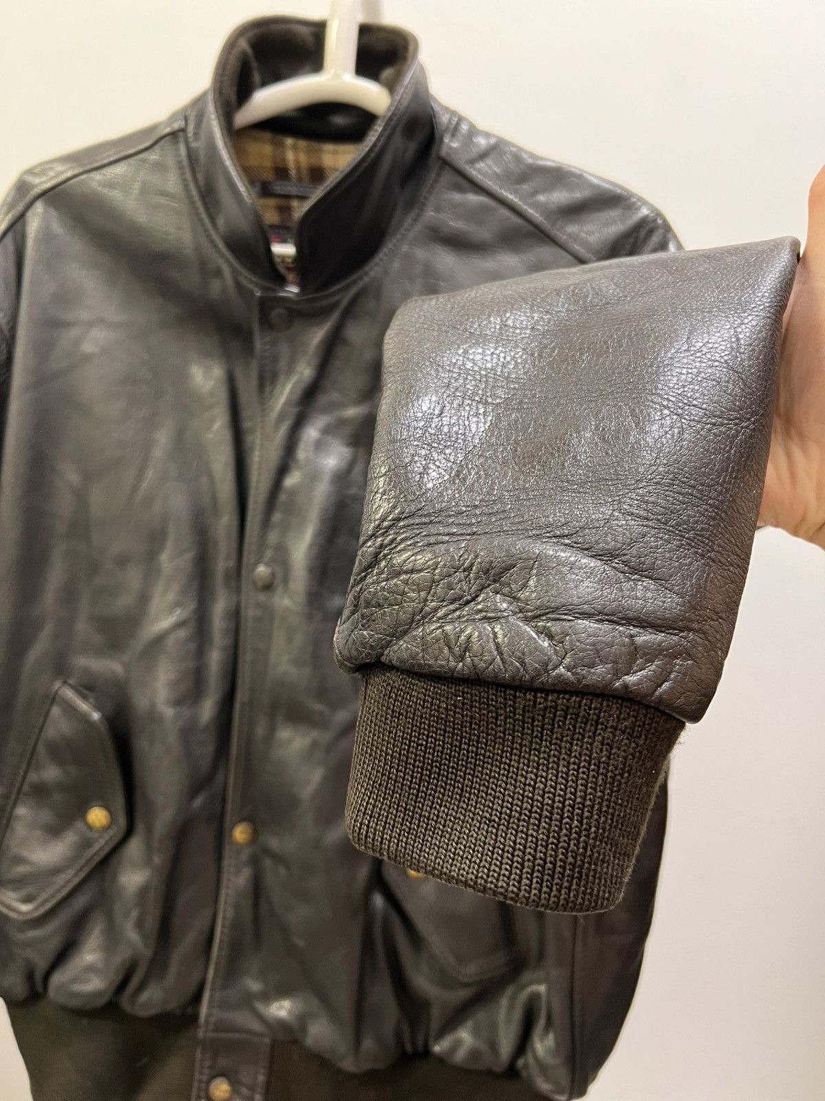 Chevignon × Vintage Chevignon super vintage retro black leather jacket Size US XL / EU 56 / 4 - 7 Thumbnail