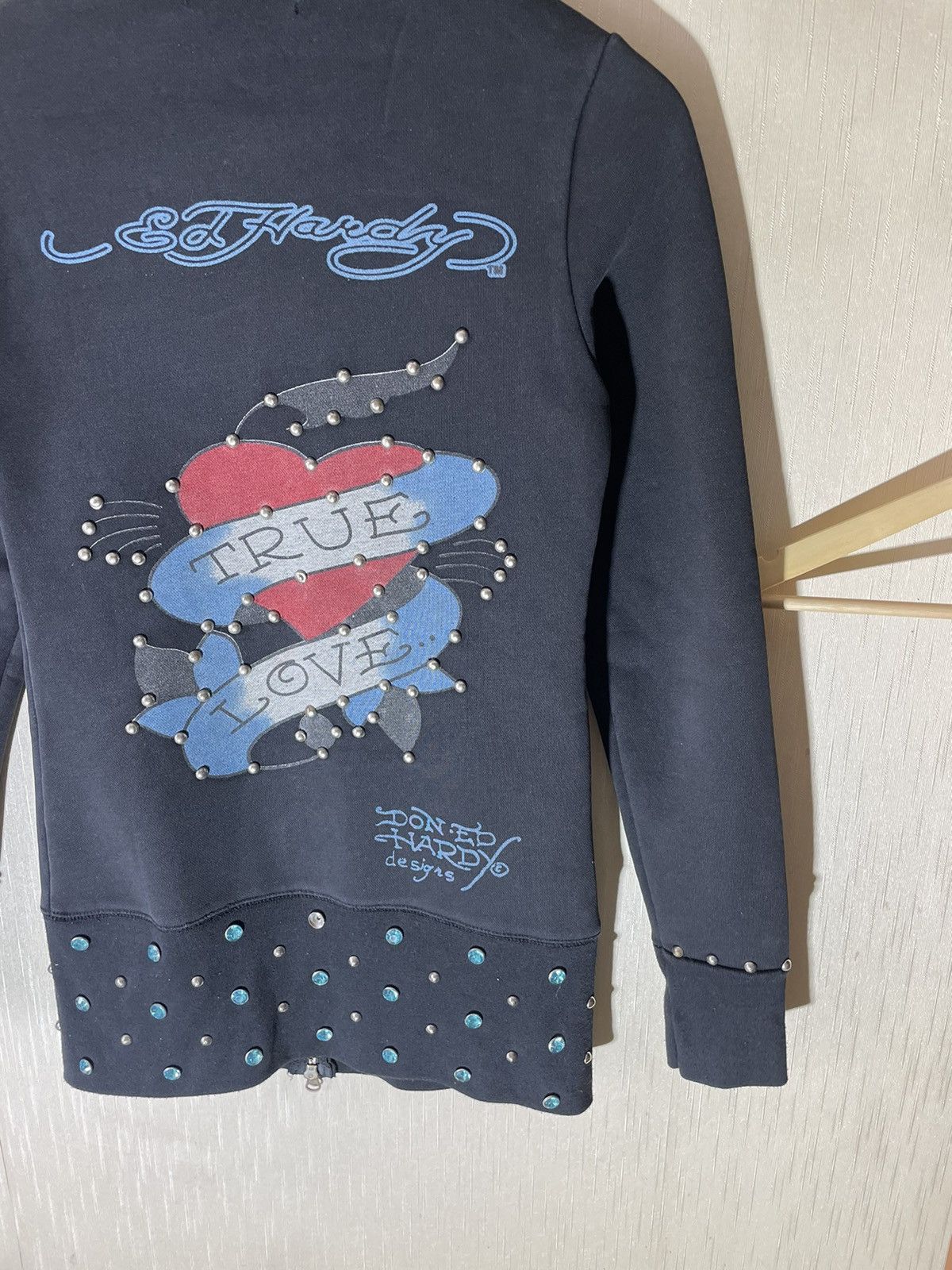 Ed Hardy × Vintage Ed hardy vintage streetwear hoodie 90s Size M / US 6-8 / IT 42-44 - 4 Thumbnail