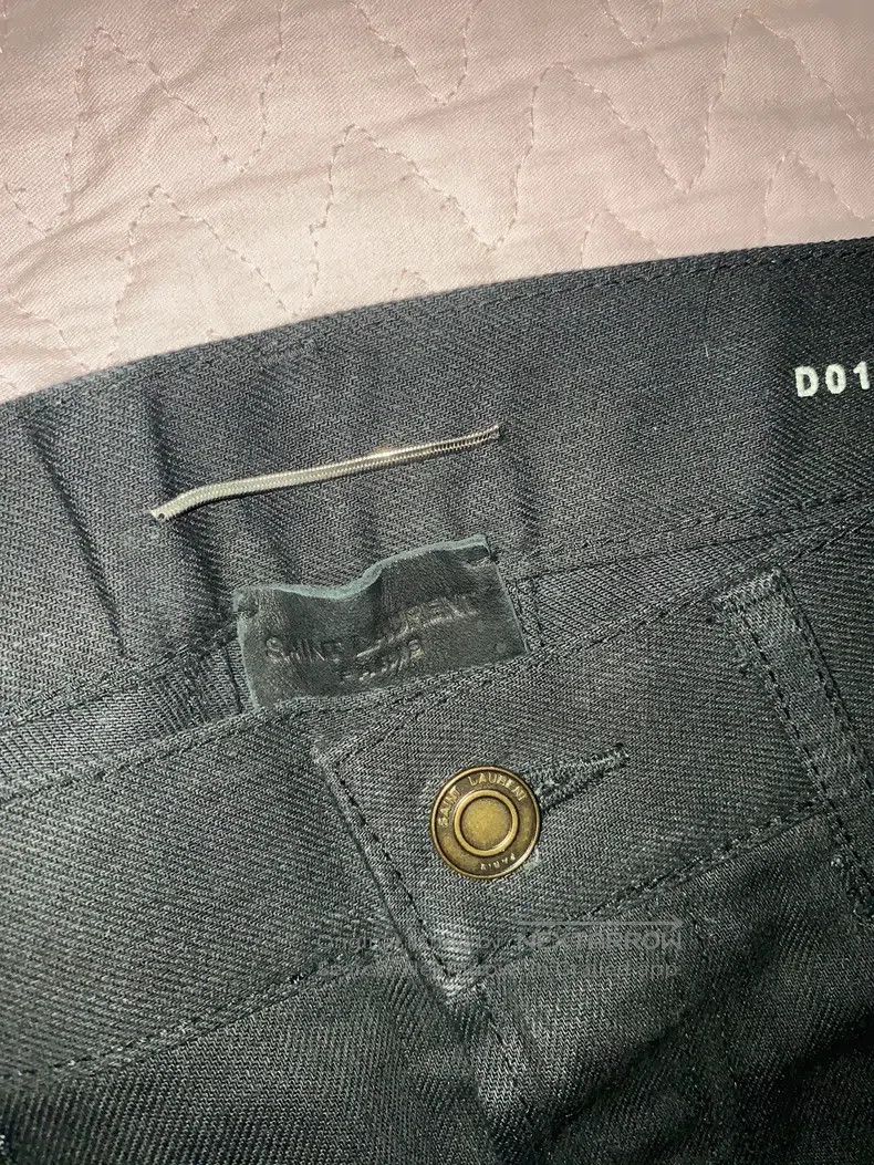 Saint Laurent Paris Saint Laurent Paris Waxed wash cut denim pants i Size US 30 / EU 46 - 4 Thumbnail