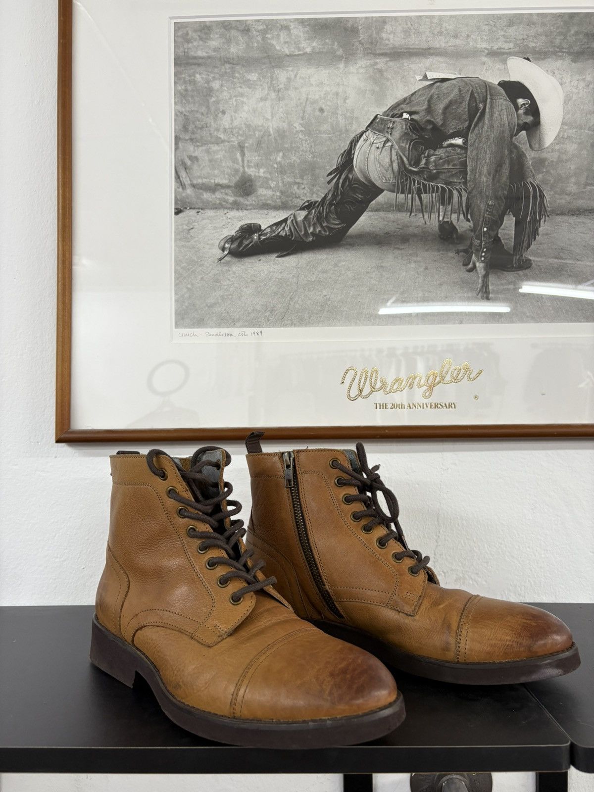 Alfredo Bannister Alfredo Bannister Patina Brown Leather Boots Size US 8 / EU 41 - 6 Thumbnail