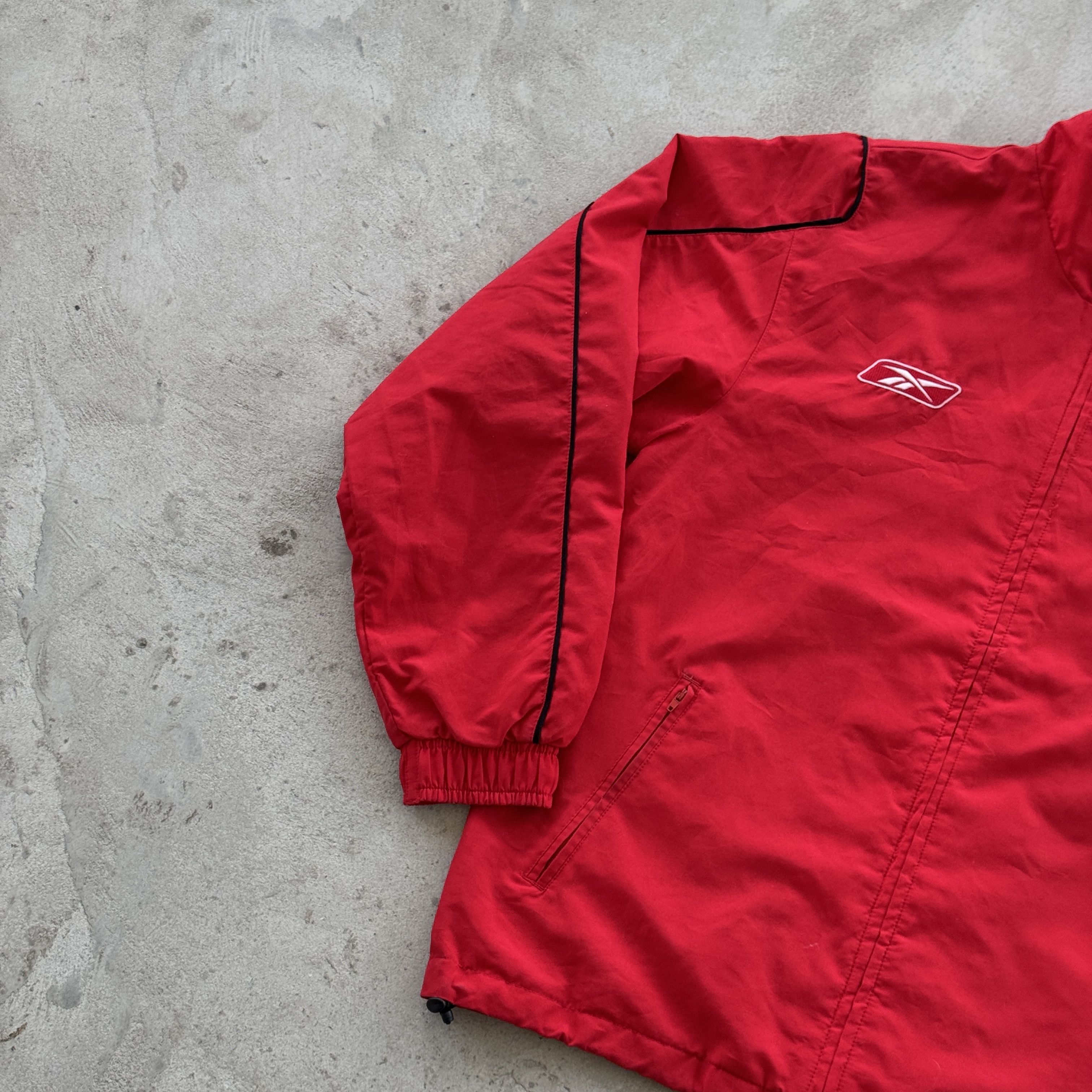 Reebok Vintage Reebok Liverpool FC Track Jacket Red Full Zip Size M Size US M / EU 48-50 / 2 - 4 Thumbnail