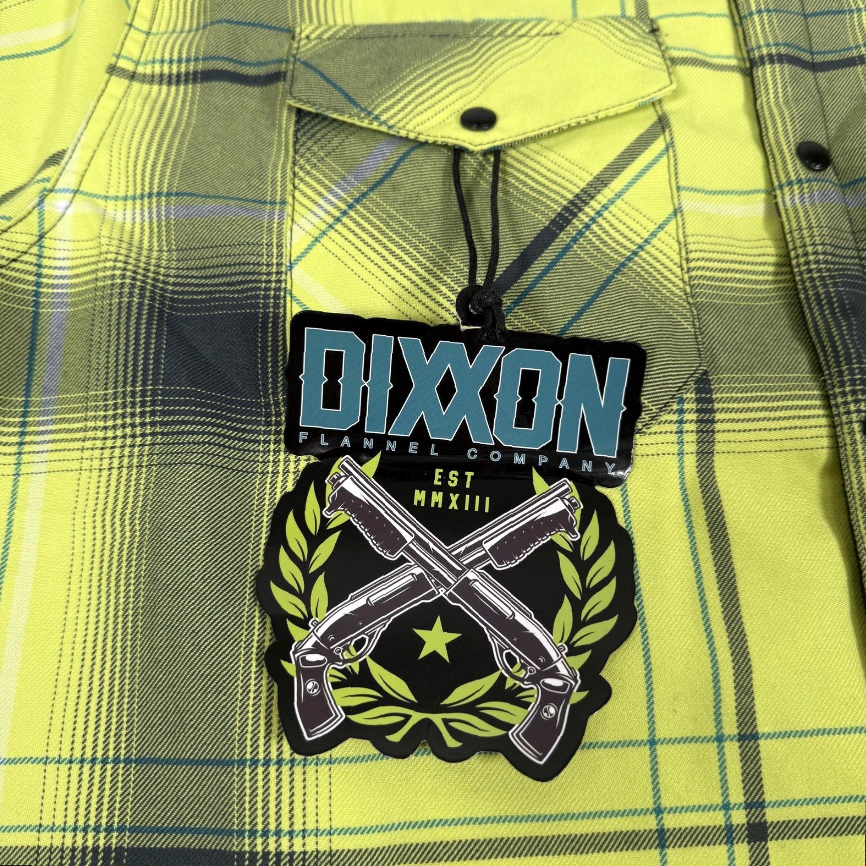 Vintage Dixxon Flannel Jacket Mens XL Reversible Quilted Shirt Plaid Snap Front Button-Down Collar Pockets Biker Outdoor Casual Workwear Size US XL / EU 56 / 4 - 4 Thumbnail