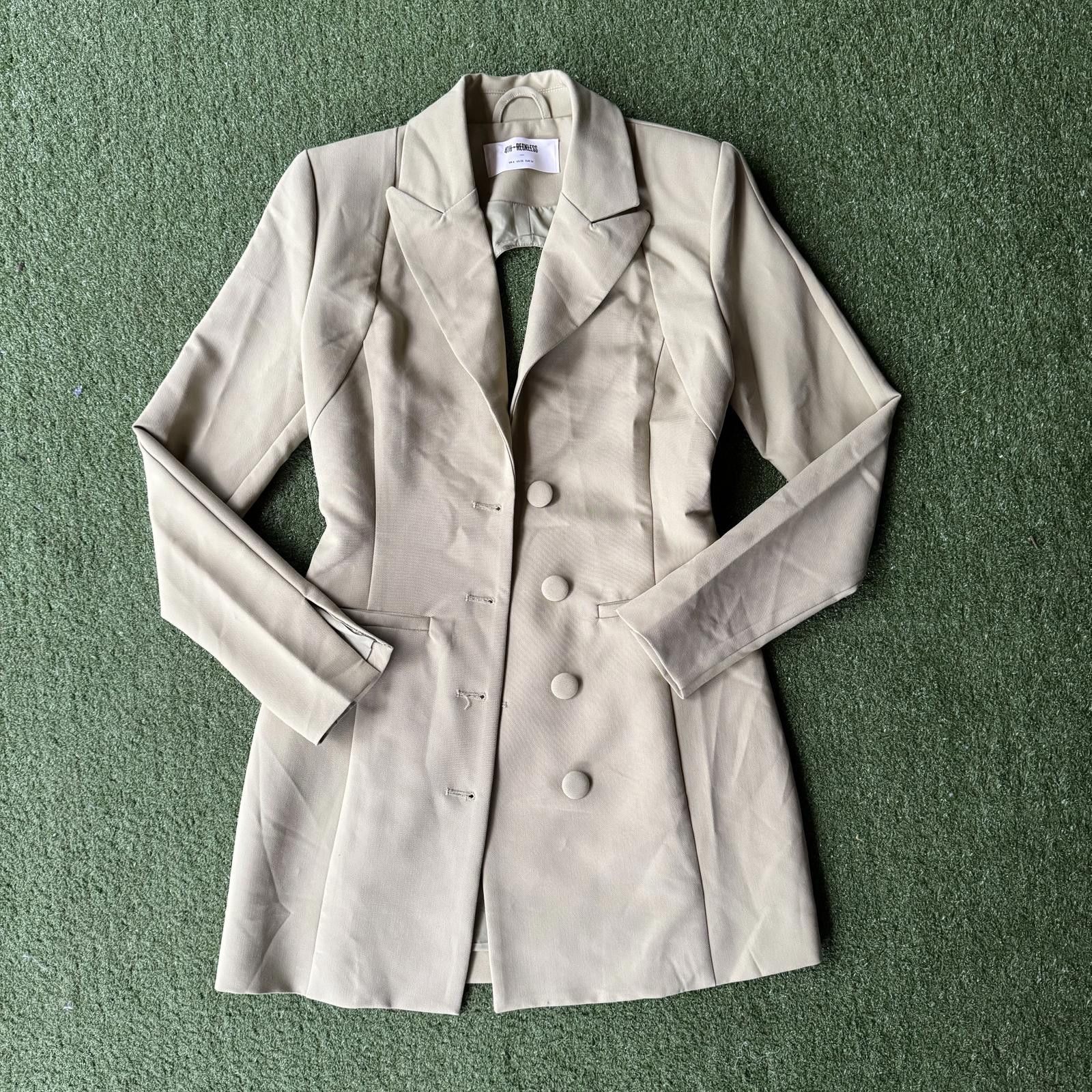 Designer Chic Backless Blazer by 4th Reckless Size ONE SIZE - 1 Thumbnail