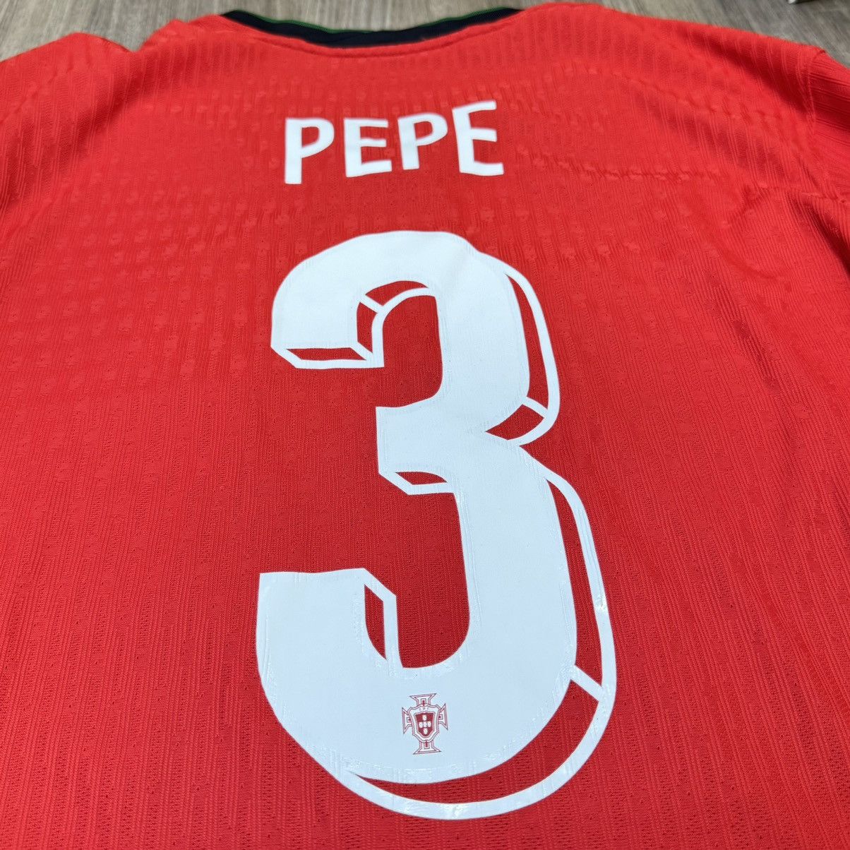 Nike × Sports Specialties Portugal Euro 2024 player issue home shirt #3 Pepe Size US XL / EU 56 / 4 - 4 Thumbnail