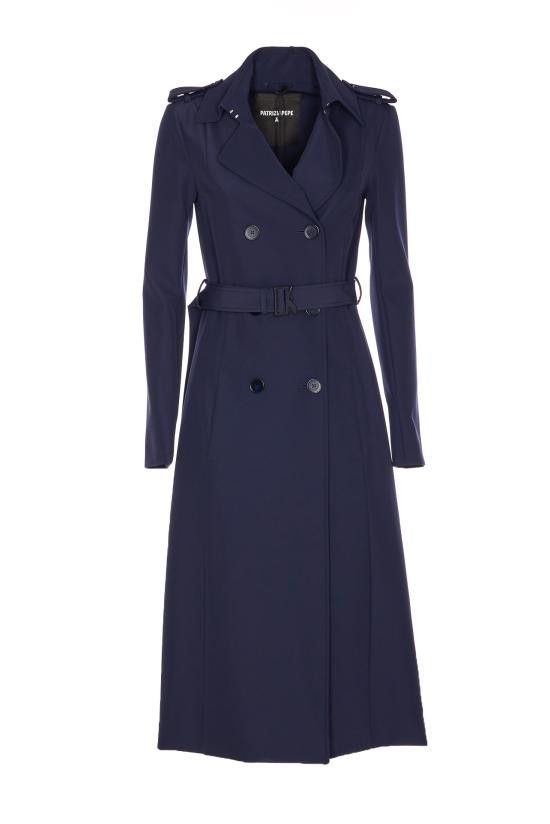 Patrizia Pepe PATRIZIA PEPE Women Trench Coats 8O0137 A2AWC789 Blue Size S / US 4 / IT 40 - 1 Thumbnail