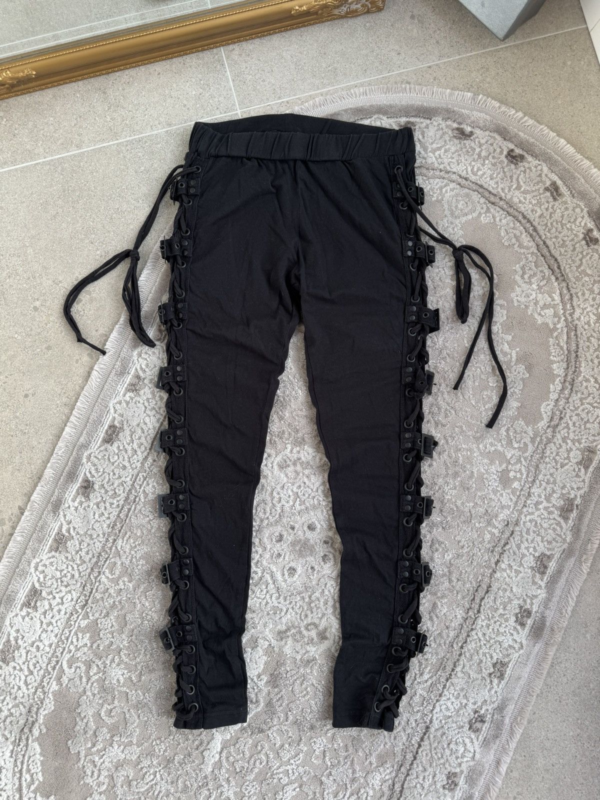 Vintage Rare Pants Gothicana Bondage BDSM Punk Avant-Garde Japan Size US 30 / EU 46 - 1 Thumbnail