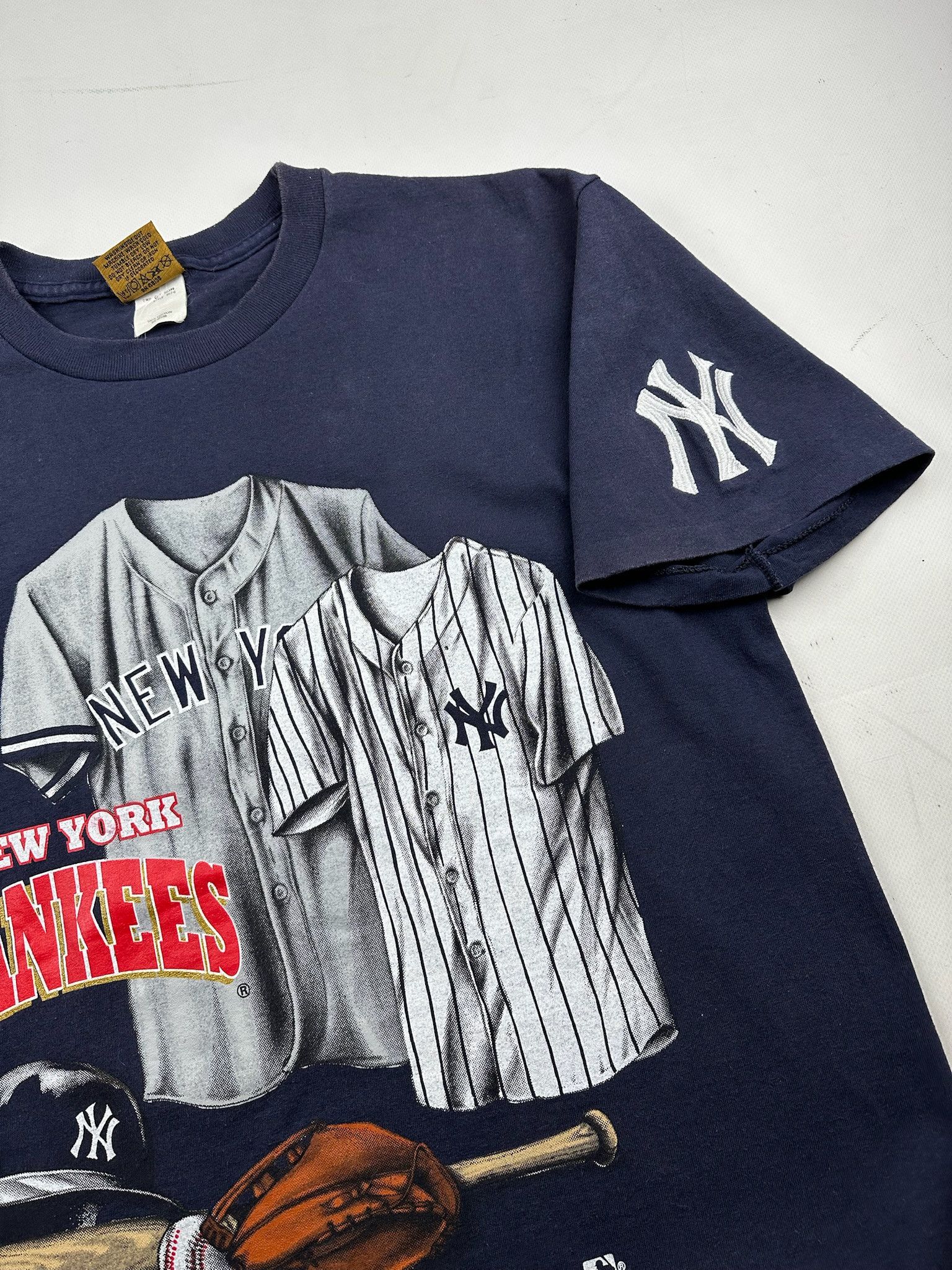 MLB Vintage 90’s MLB New York Yankees Nutmeg Embroidery NY Size US L / EU 52-54 / 3 - 2 Thumbnail