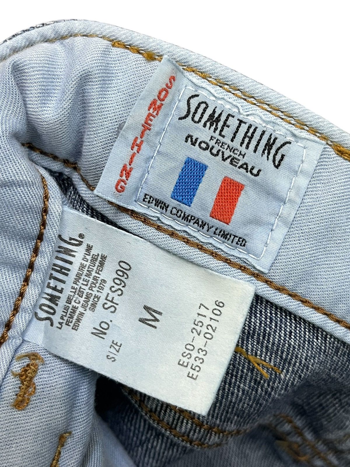 Edwin Vtg SOMETHING French Nouveau × Freak's Store Lace-Up Baggy Size 28" / US 6 / IT 42 - 9 Thumbnail