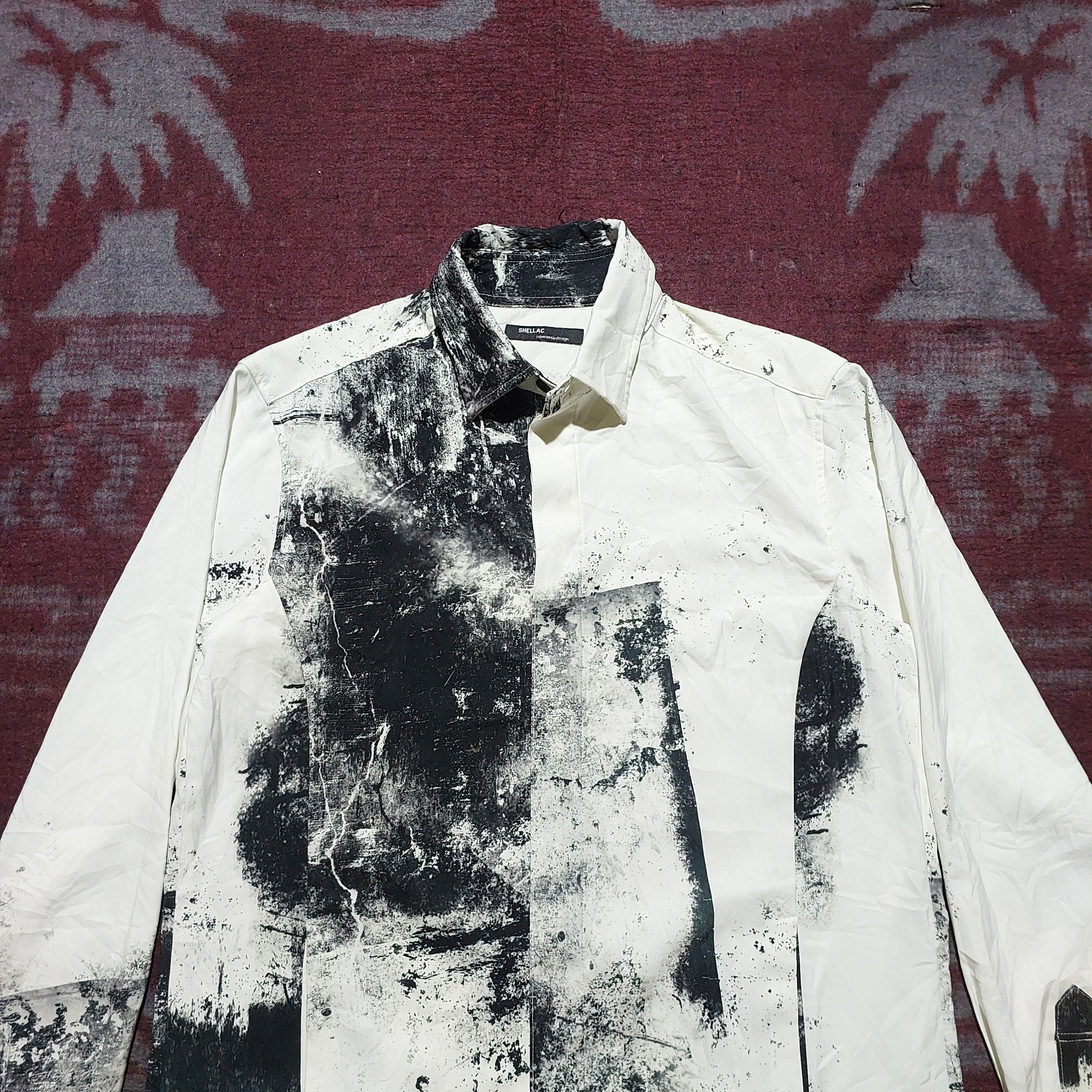Shellac Shellac x Semantic Design monochrome long sleeve shirt Size US L / EU 52-54 / 3 - 2 Thumbnail