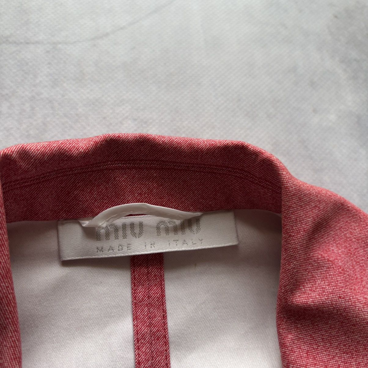 Miu Miu Archive SS1998 Miu Miu Runway vintage Double-Breasted Vest Size L / US 10 / IT 46 - 7 Thumbnail