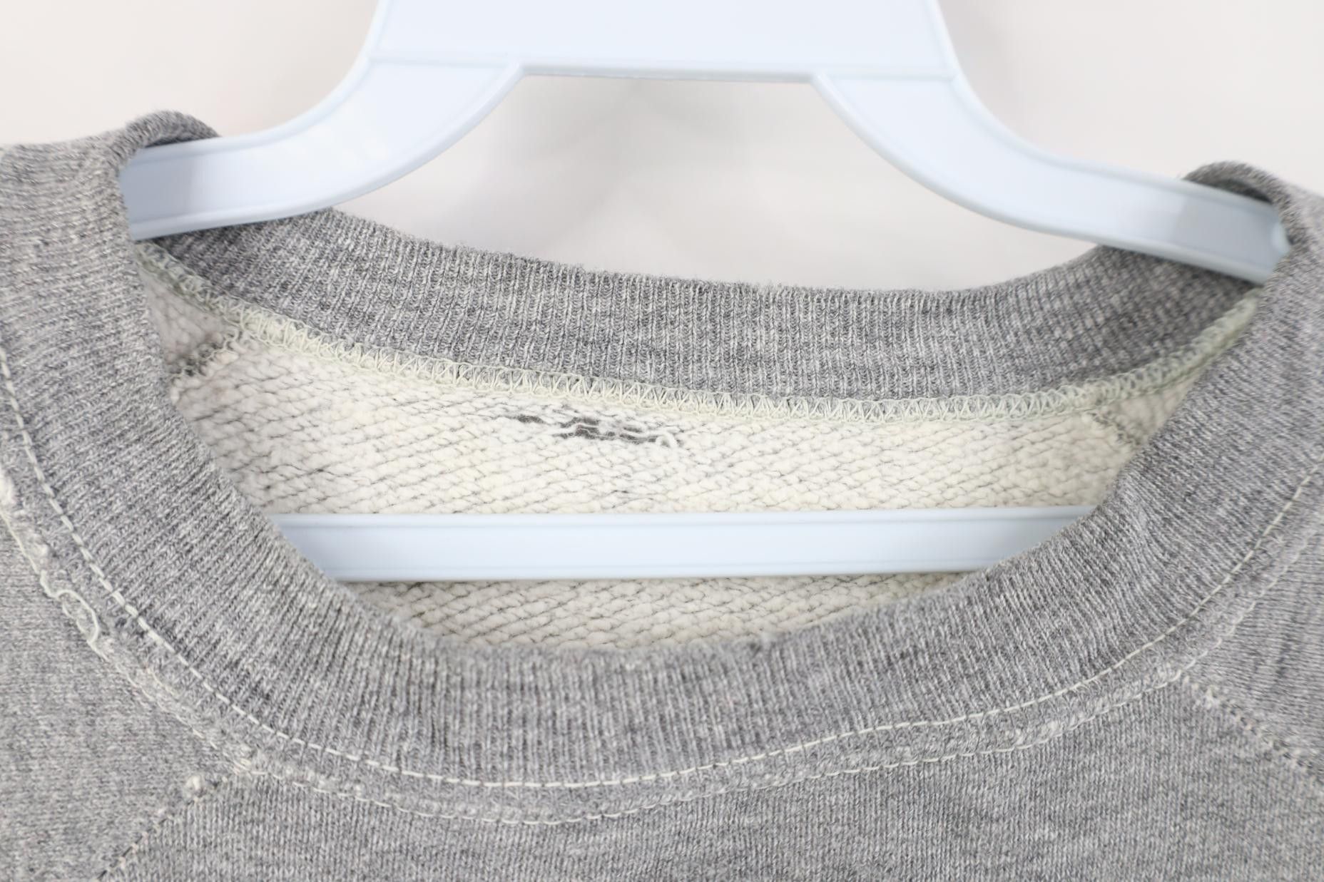 Vintage Vintage 70s Streetwear Triblend Sweatshirt Heather Gray Size US S / EU 44-46 / 1 - 5 Thumbnail