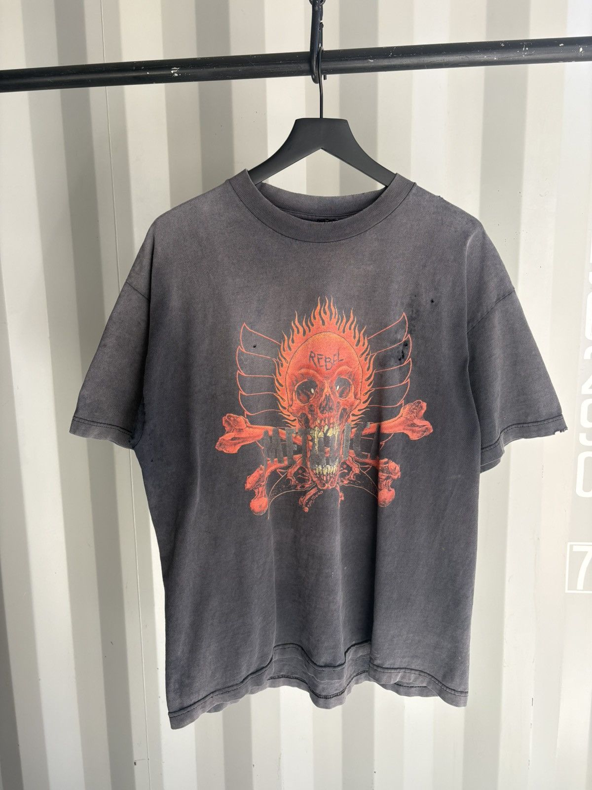 Band Tees Vintage Metallica Distressed Thrash Faded Shirt Grunge Band Size US XL / EU 56 / 4 - 1 Thumbnail