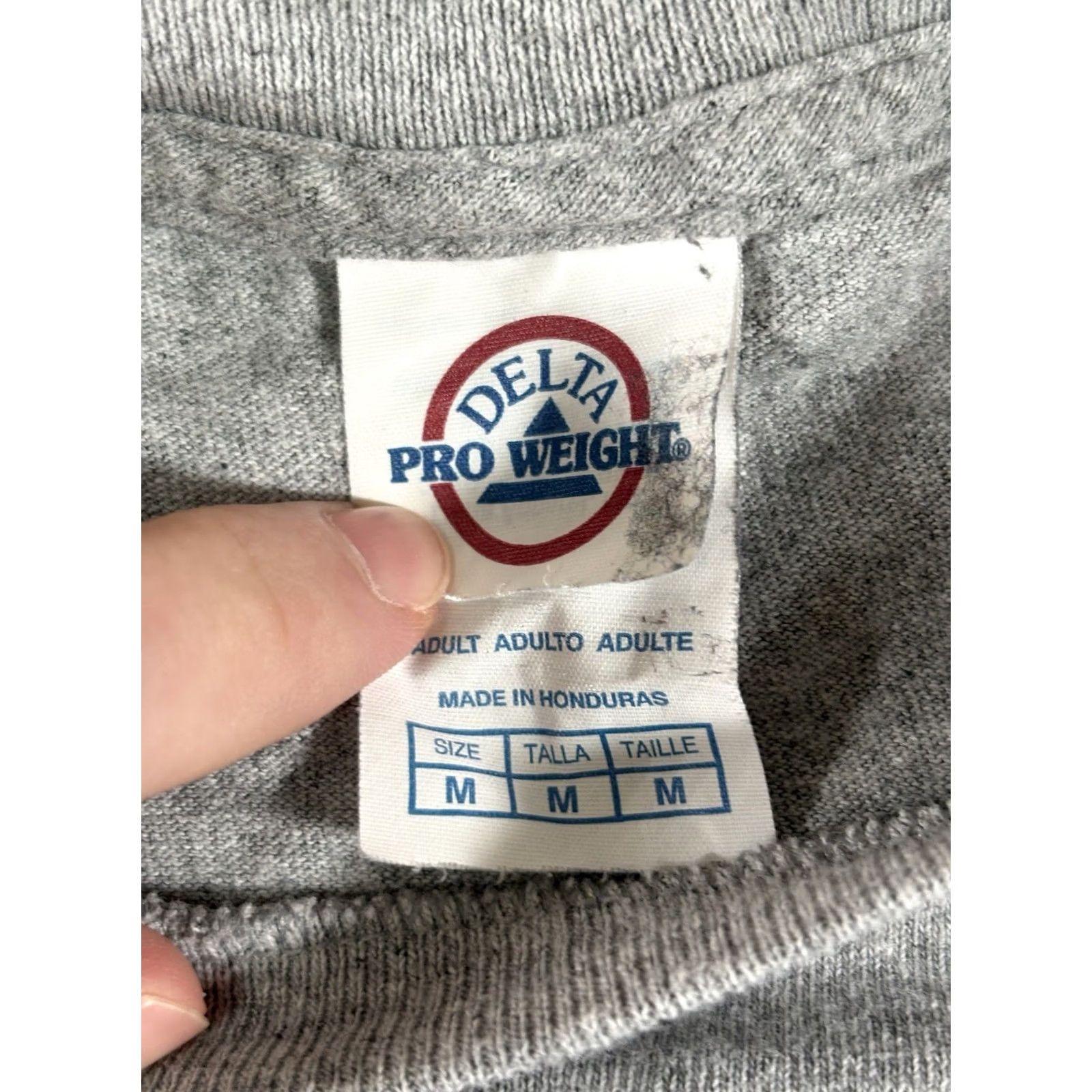 Delta Dilly Dilly Bud Light Grey Short Sleeve Graphic T-Shirt • Adult Size Medium Size US M / EU 48-50 / 2 - 3 Thumbnail