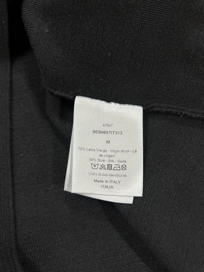 Dior Dior White slogan wool silk black round-neck knitted sweat Size US M / EU 48-50 / 2 - 5 Thumbnail