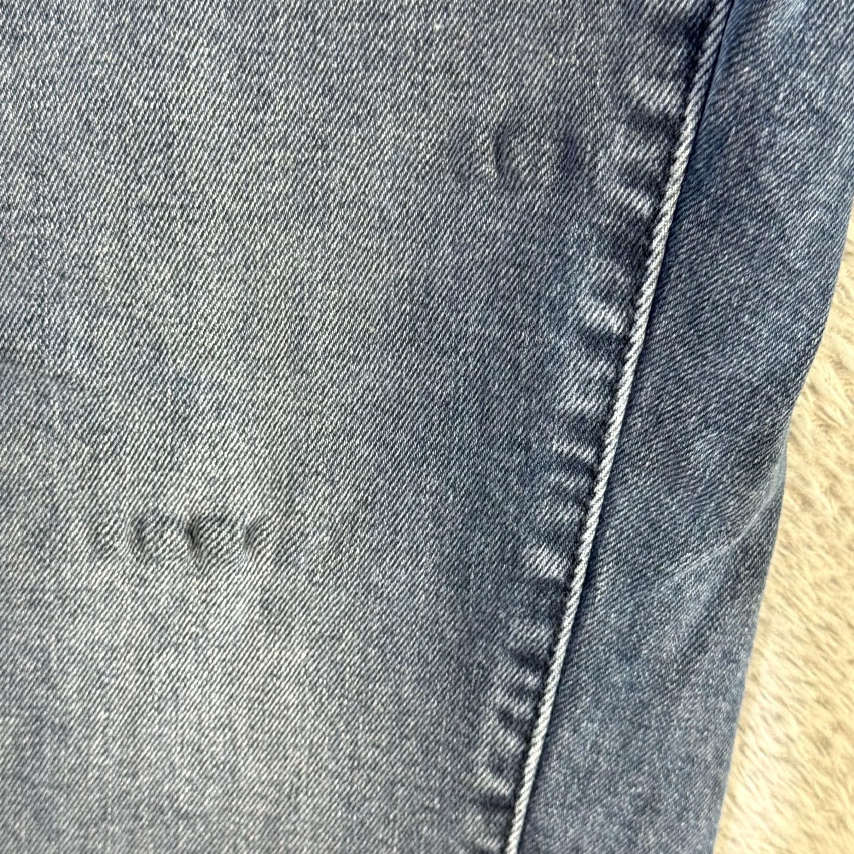 Levi's Levi's 502 Jeans Men 29x32 Blue Slim Tapered Denim Stretch 5-Pocket Button Zip Regular Waist 29 Size US 29 - 3 Thumbnail