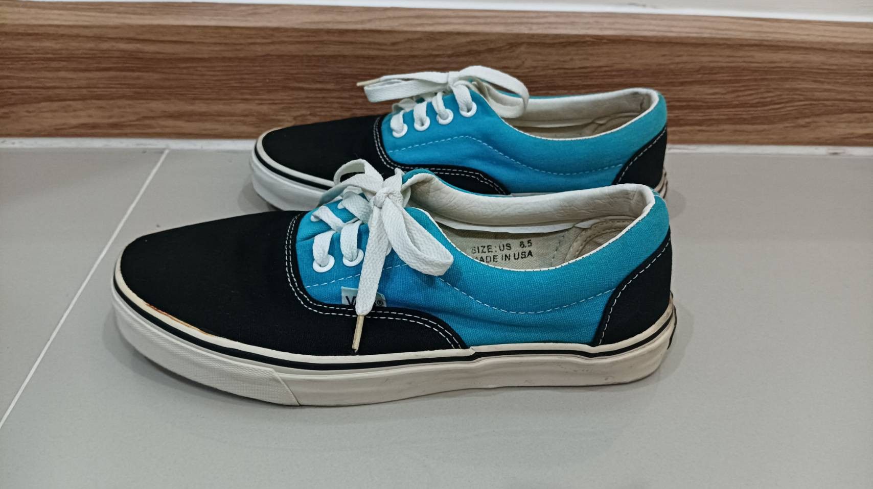 Vans VANS CANVAS TRAINERS SKATERS BLUE Size US 6.5 / EU 39-40 - 4 Thumbnail