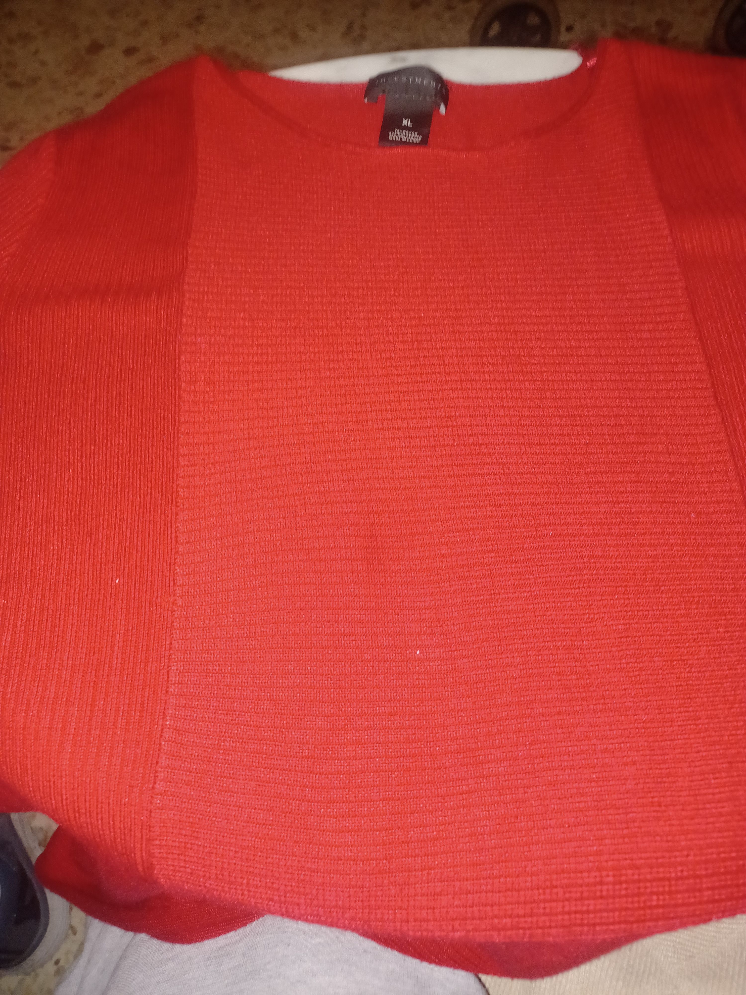 Other Investments Women's Sweater SZ XL Red Size XL / US 12-14 / IT 48-50 - 1 Thumbnail