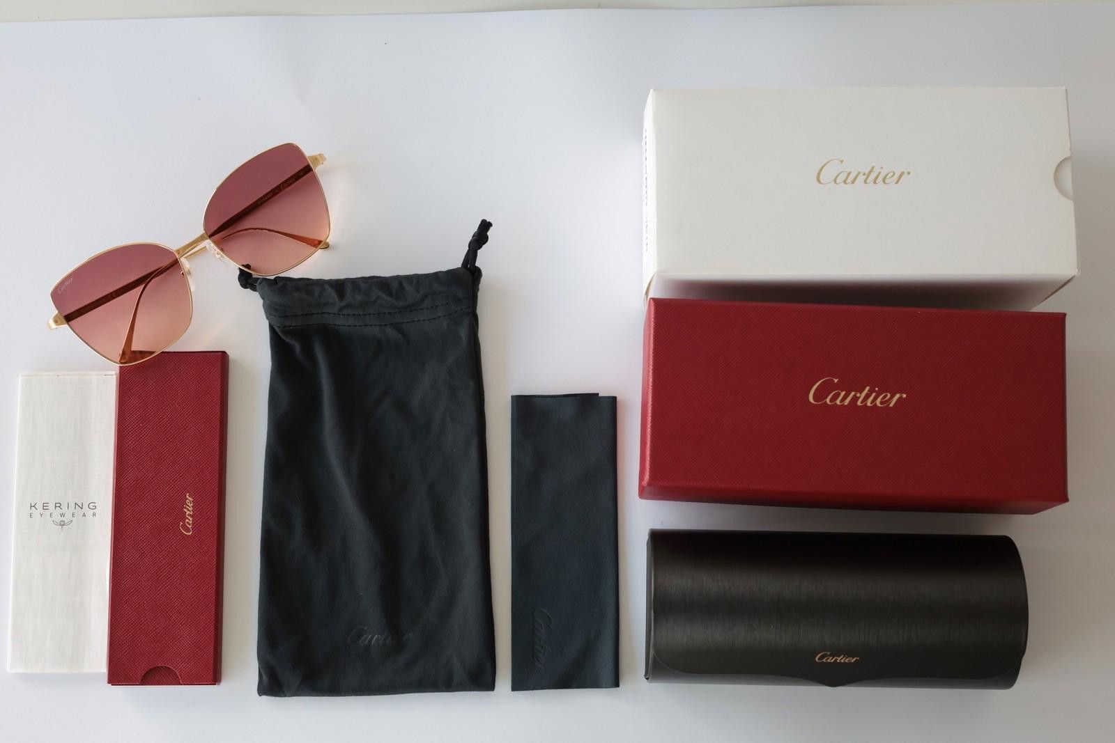 Cartier New Cartier eyewear optical sunglasses CT0328S 003 gold Size ONE SIZE - 7 Thumbnail