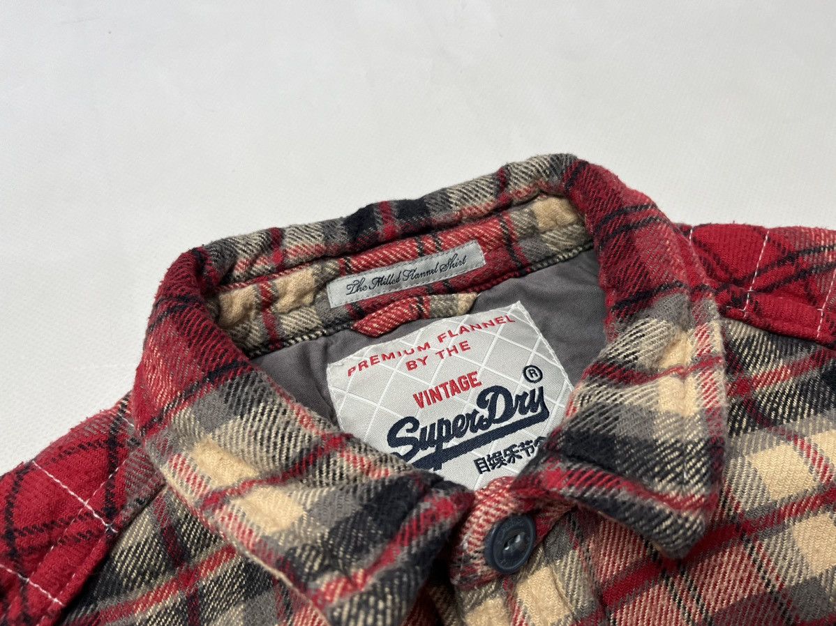 Flannel × Superdry Superdry Premium Flannel by vintage shirt button up Size US L / EU 52-54 / 3 - 9 Thumbnail