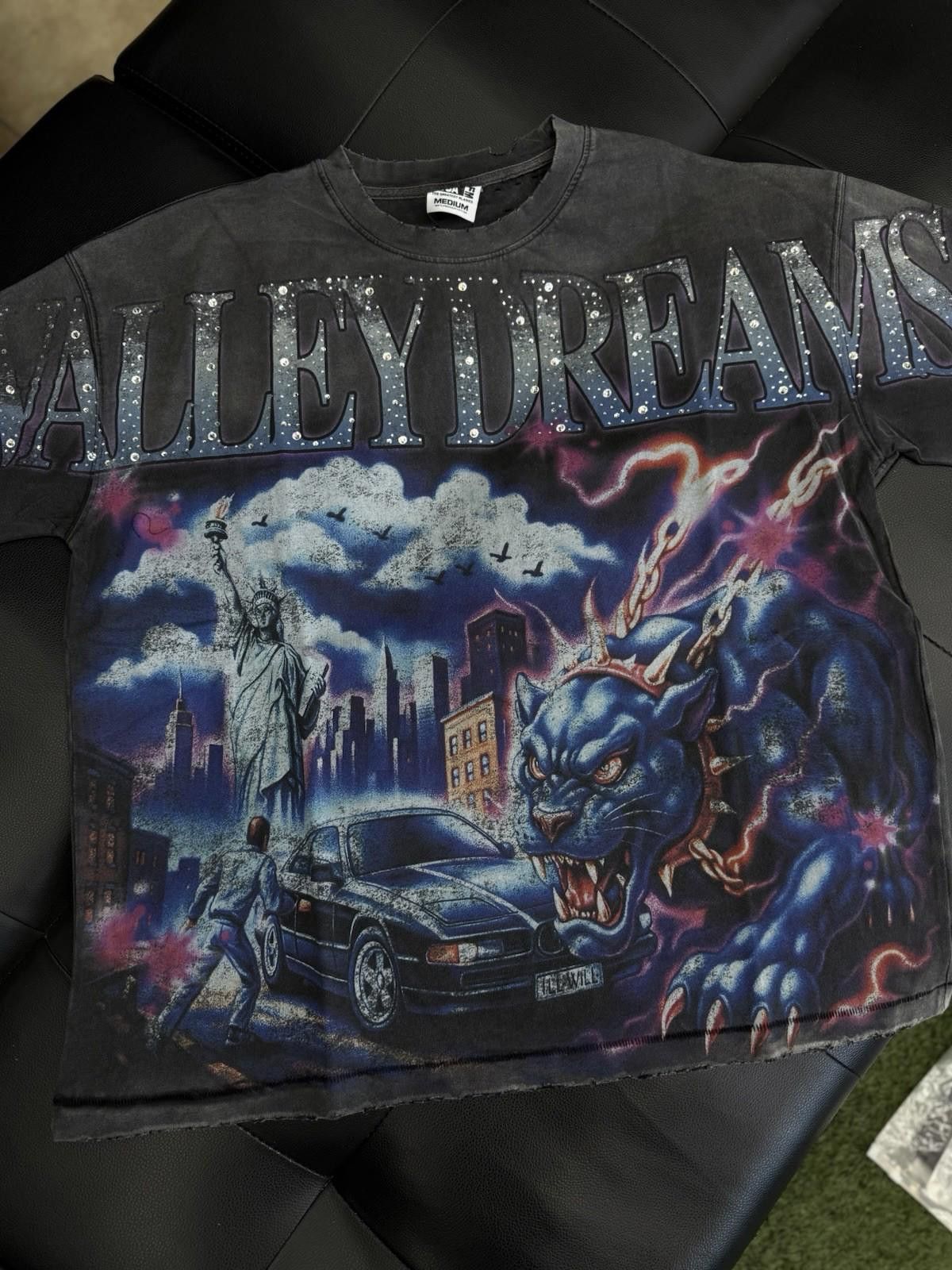 Vale Size Medium - Vale Forever Summer Stone Bling Tee Authentic Size M / US 6-8 / IT 42-44 - 2 Thumbnail