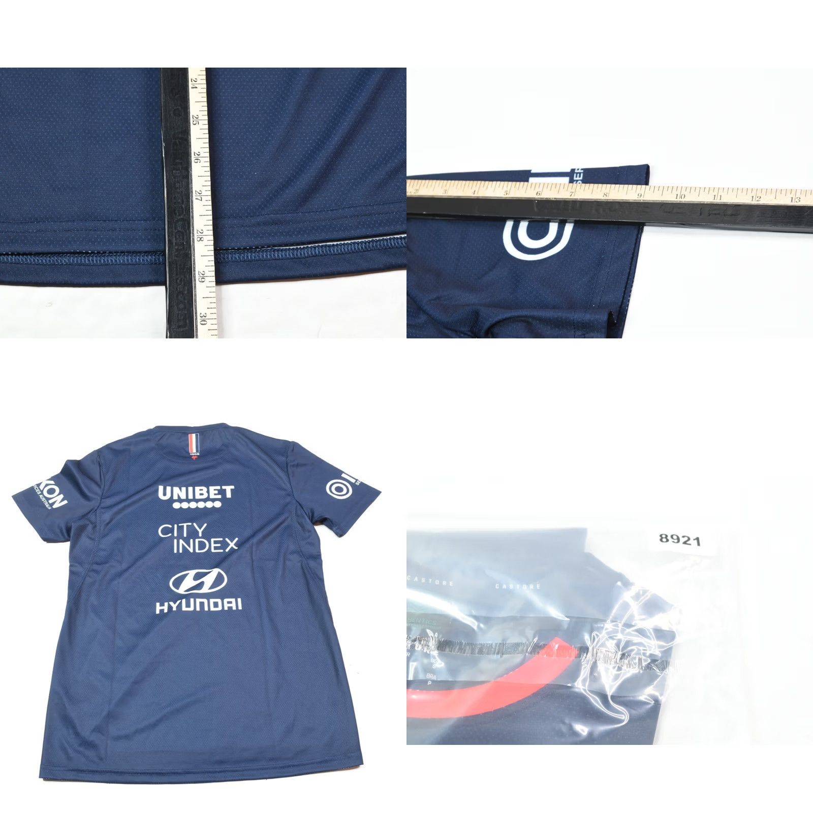 Castore Castore Sydney Roosters Training Shirt Mens Small Blue Short Sleeve Stretch NRL Size US S / EU 44-46 / 1 - 8 Thumbnail