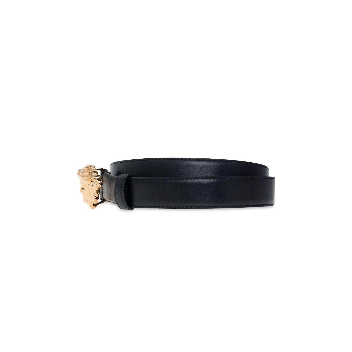Versace VERSACE Black Decorative Buckle Belt New & Authentic (Men's Size ONE SIZE - 2 Thumbnail