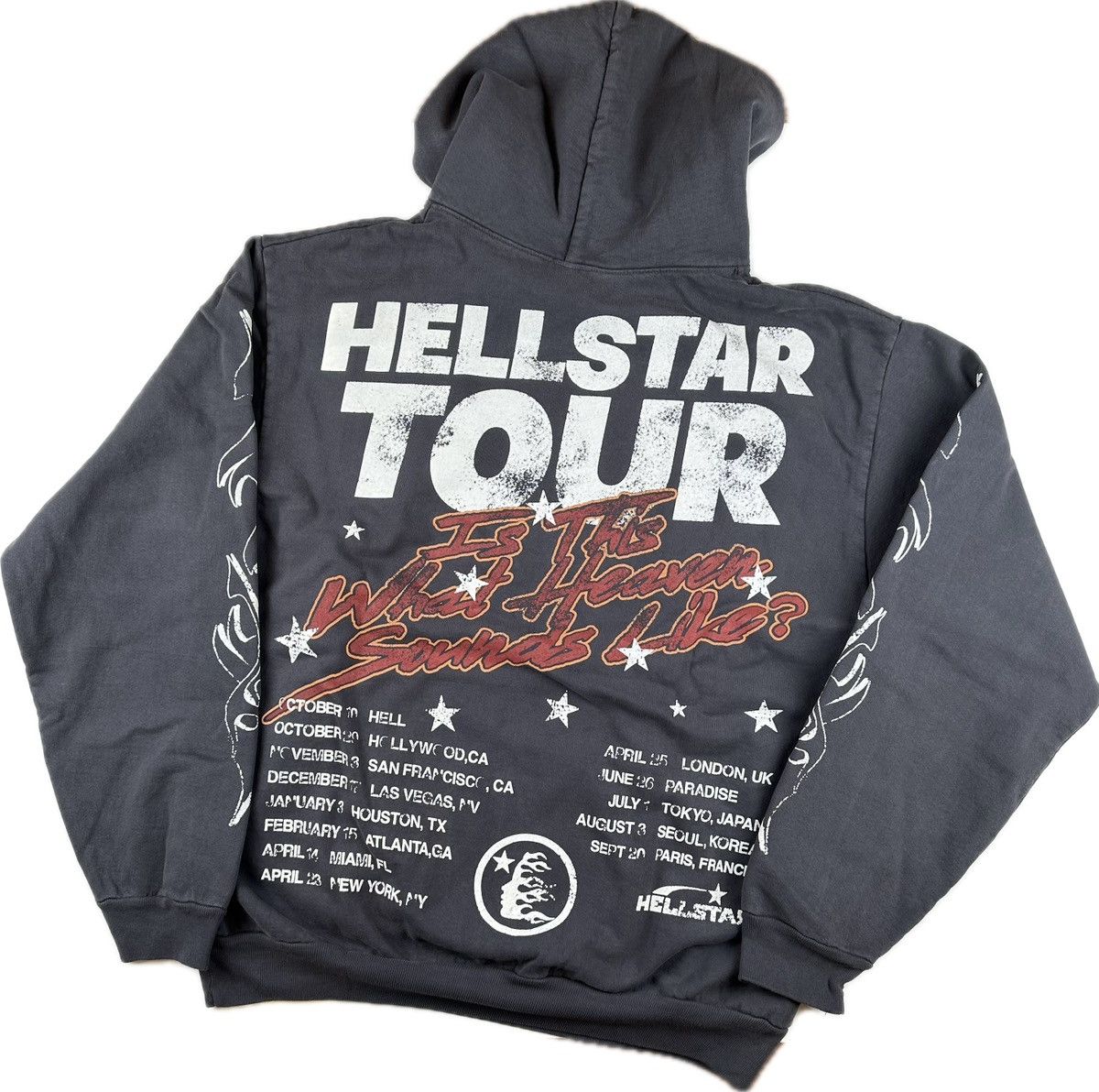 HELLSTAR Hellstar Overseas Collection Tour Hoodie Size US L / EU 52-54 / 3 - 4 Thumbnail