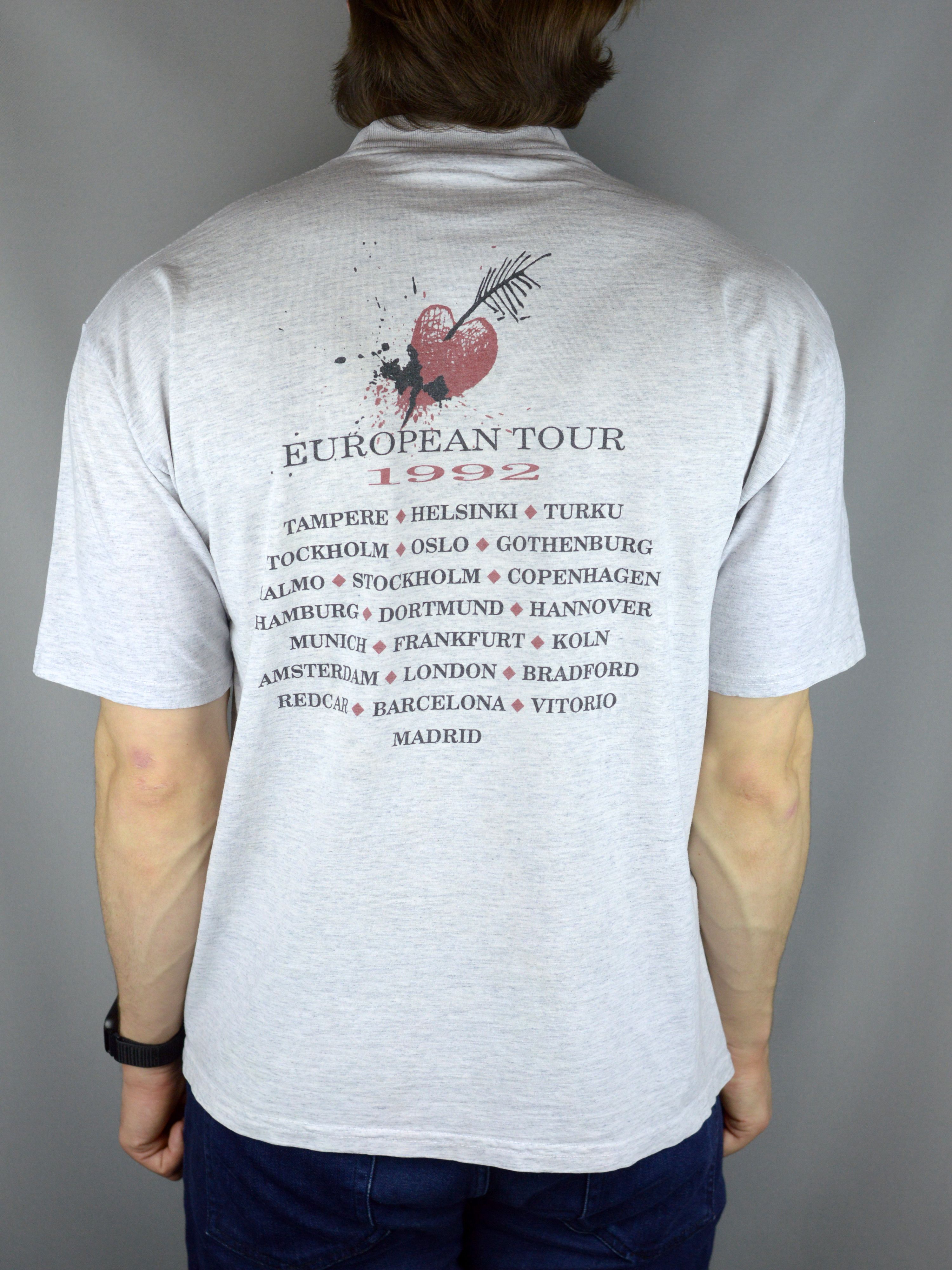 Vintage Vintage Nils Lofgren European Tour 1992 t shirt Size US L / EU 52-54 / 3 - 2 Thumbnail