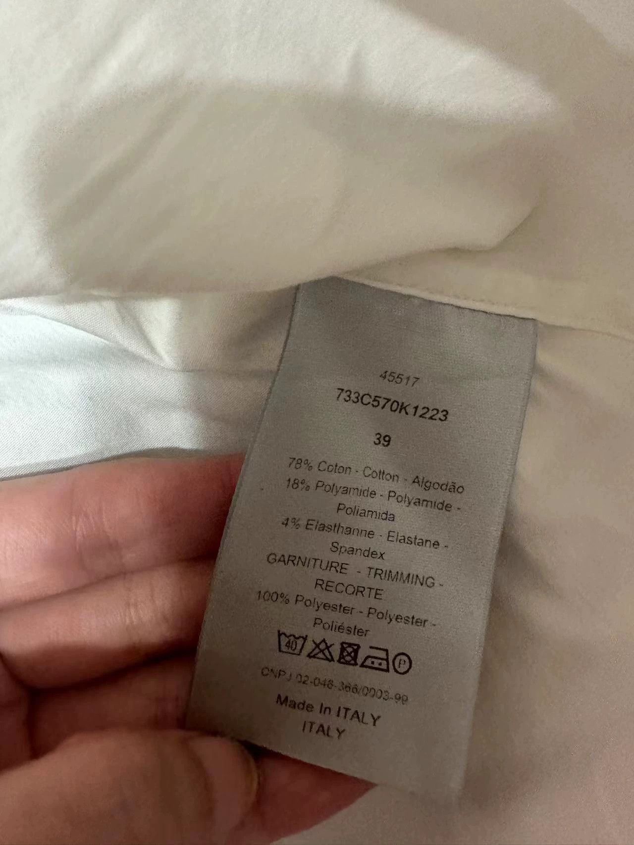 Dior Dior Authentic Shirt 39;M Size US M / EU 48-50 / 2 - 3 Thumbnail