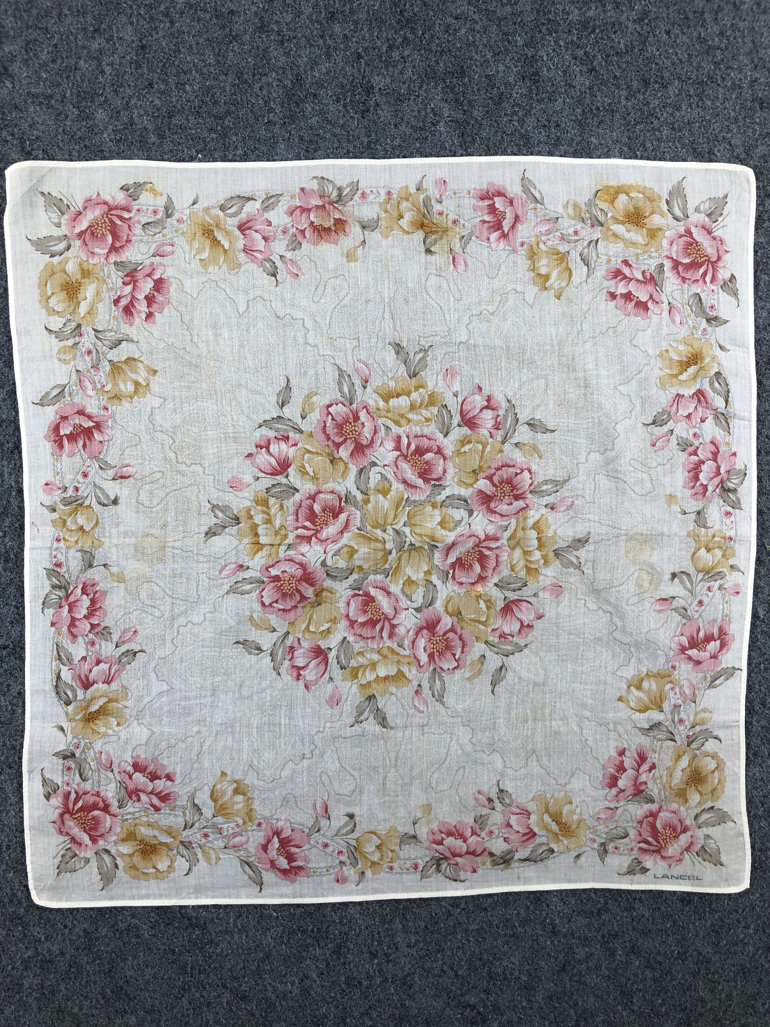 Lancel × Vintage Lancel Handkerchief / Bandana / Neckerchief Size ONE SIZE - 3 Thumbnail
