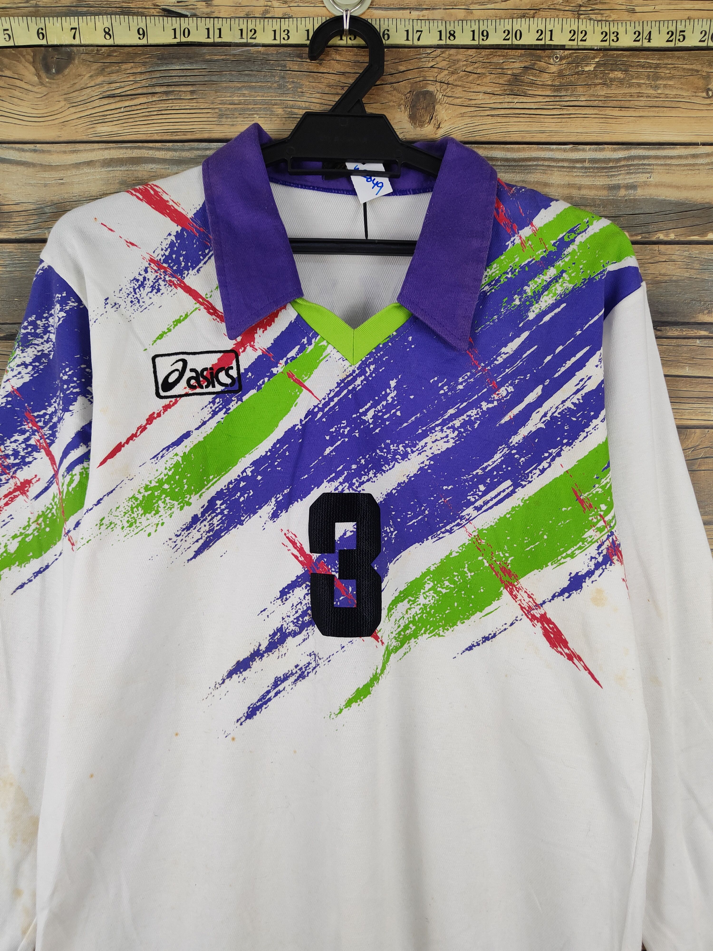 Asics × Vintage Asics sport vintage japan Long Sleeve T-shirts #W2049 Size US M / EU 48-50 / 2 - 2 Thumbnail
